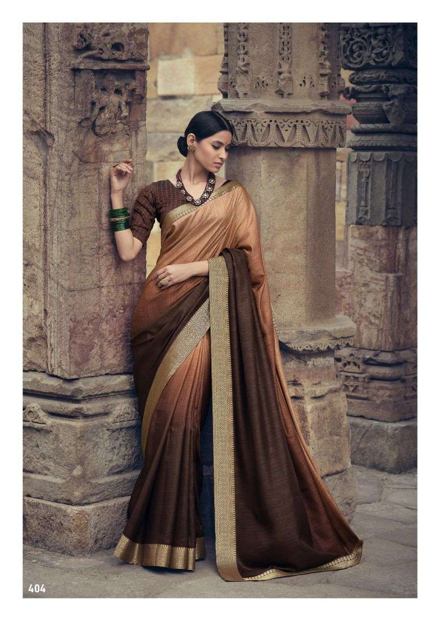 KASAK BY TEXOFAB DOLA SILK SAREES WITH FANCY LACE & FANCY BLOUSE 