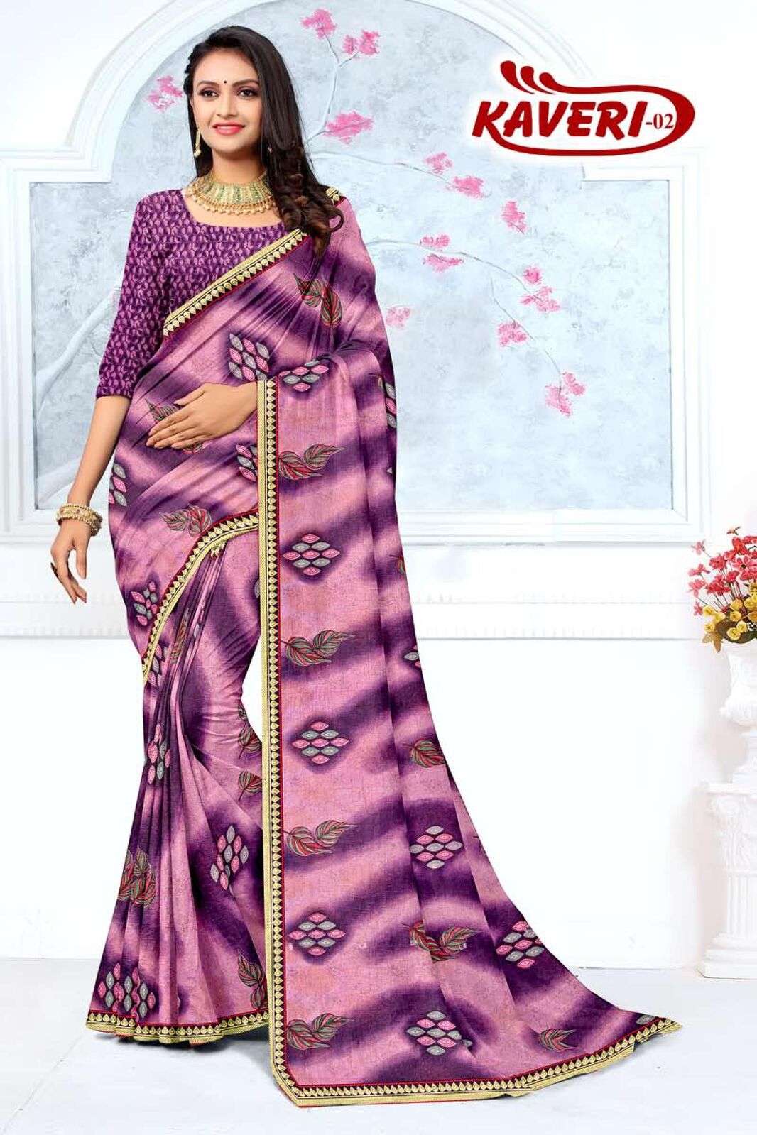 KAVERI BY TEXOFAB WEIGHTLESS STYLISH CASUAL WEAR PRINTED SAREES