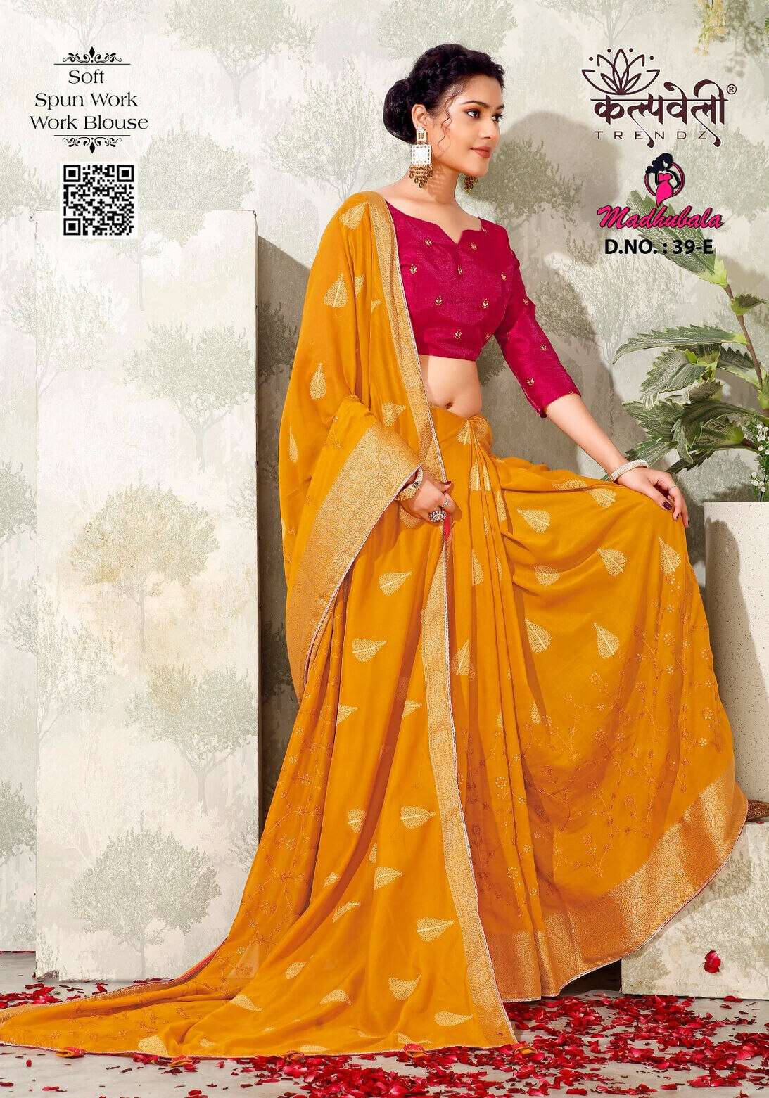 MADHUBALA VOL-39 BY KALPATRU FASHION NEW FANCY CONCEPT WITH JACQUARD BORDER WORK SAREES 