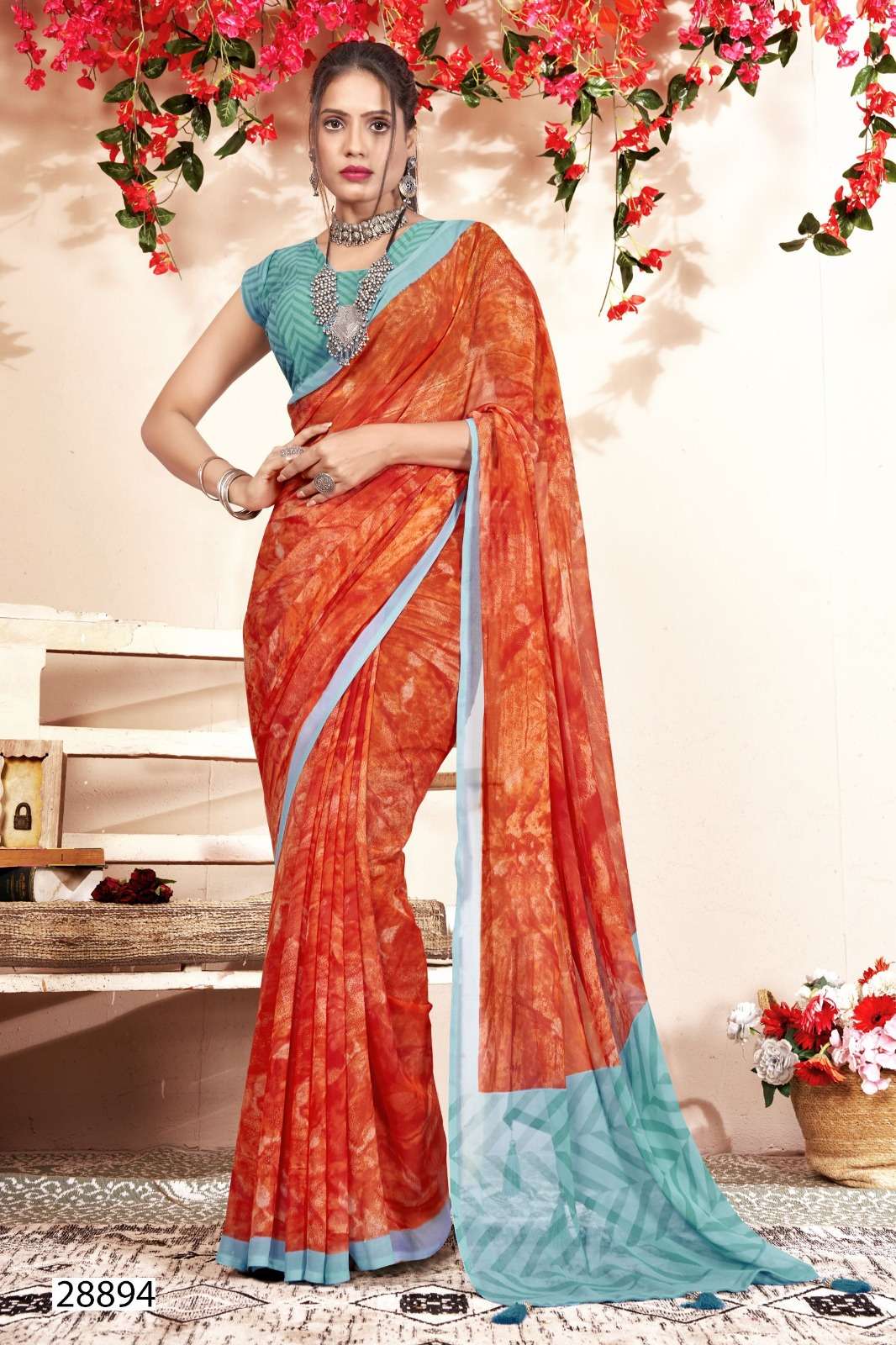 MANASVI VOL-10 BY VALLABHI REGULAR WEAR GEORGETTE FABRIC SAREES 