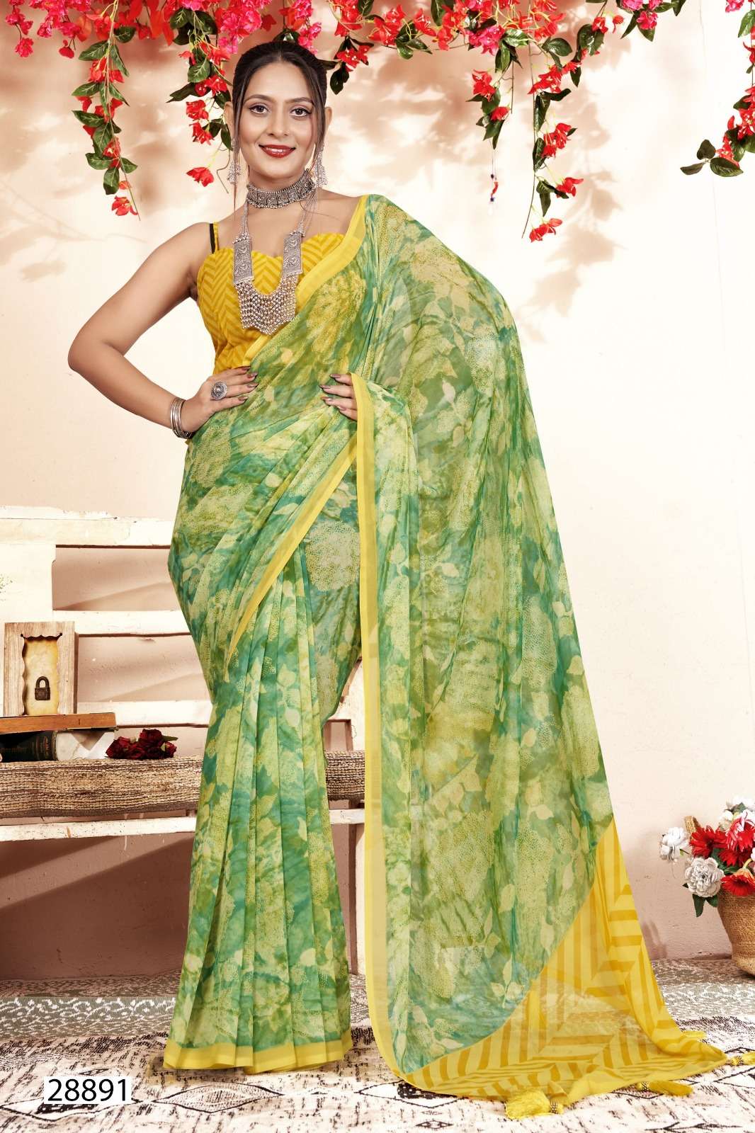 MANASVI VOL-10 BY VALLABHI REGULAR WEAR GEORGETTE FABRIC SAREES 