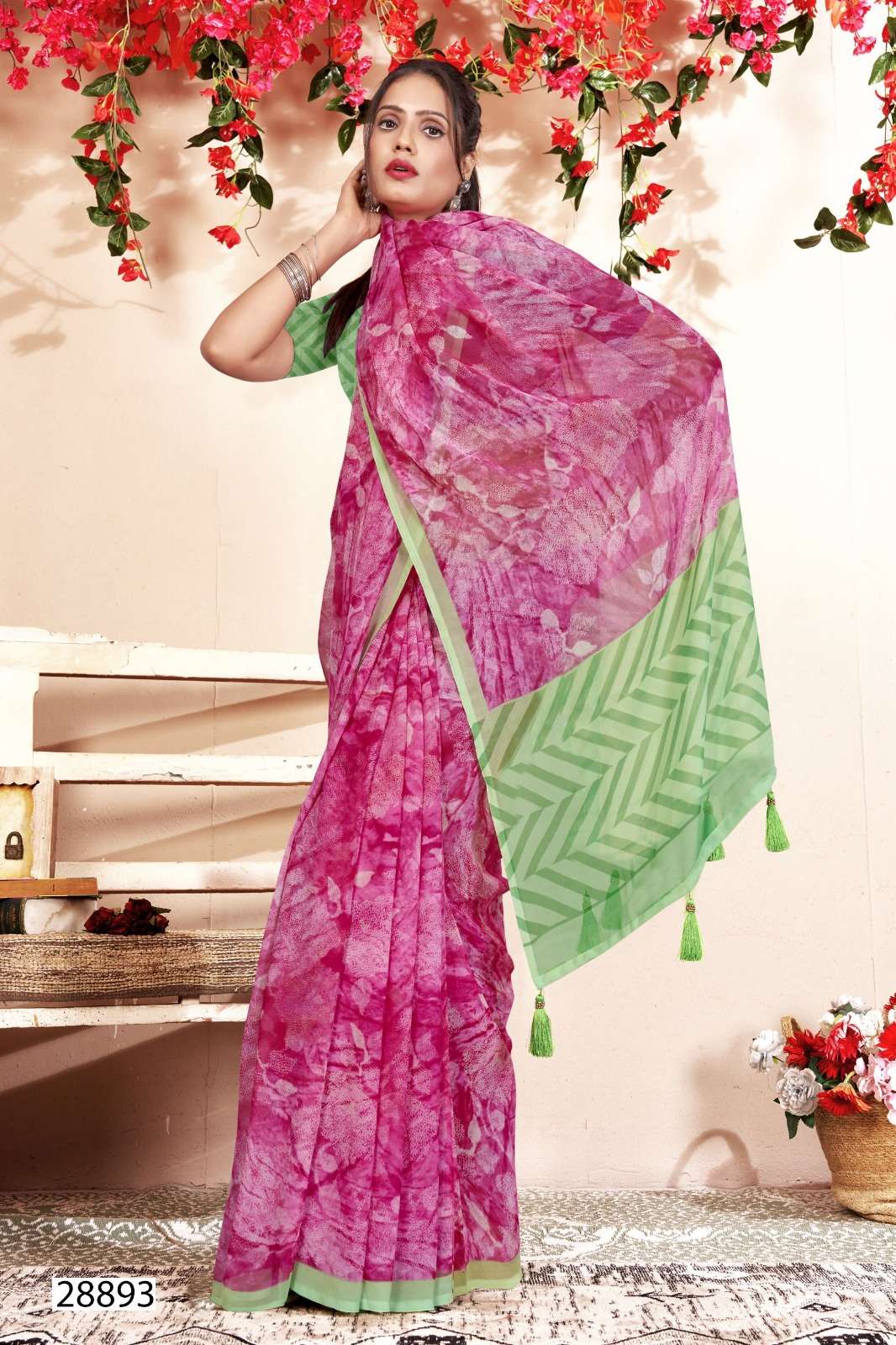 MANASVI VOL-10 BY VALLABHI REGULAR WEAR GEORGETTE FABRIC SAREES 