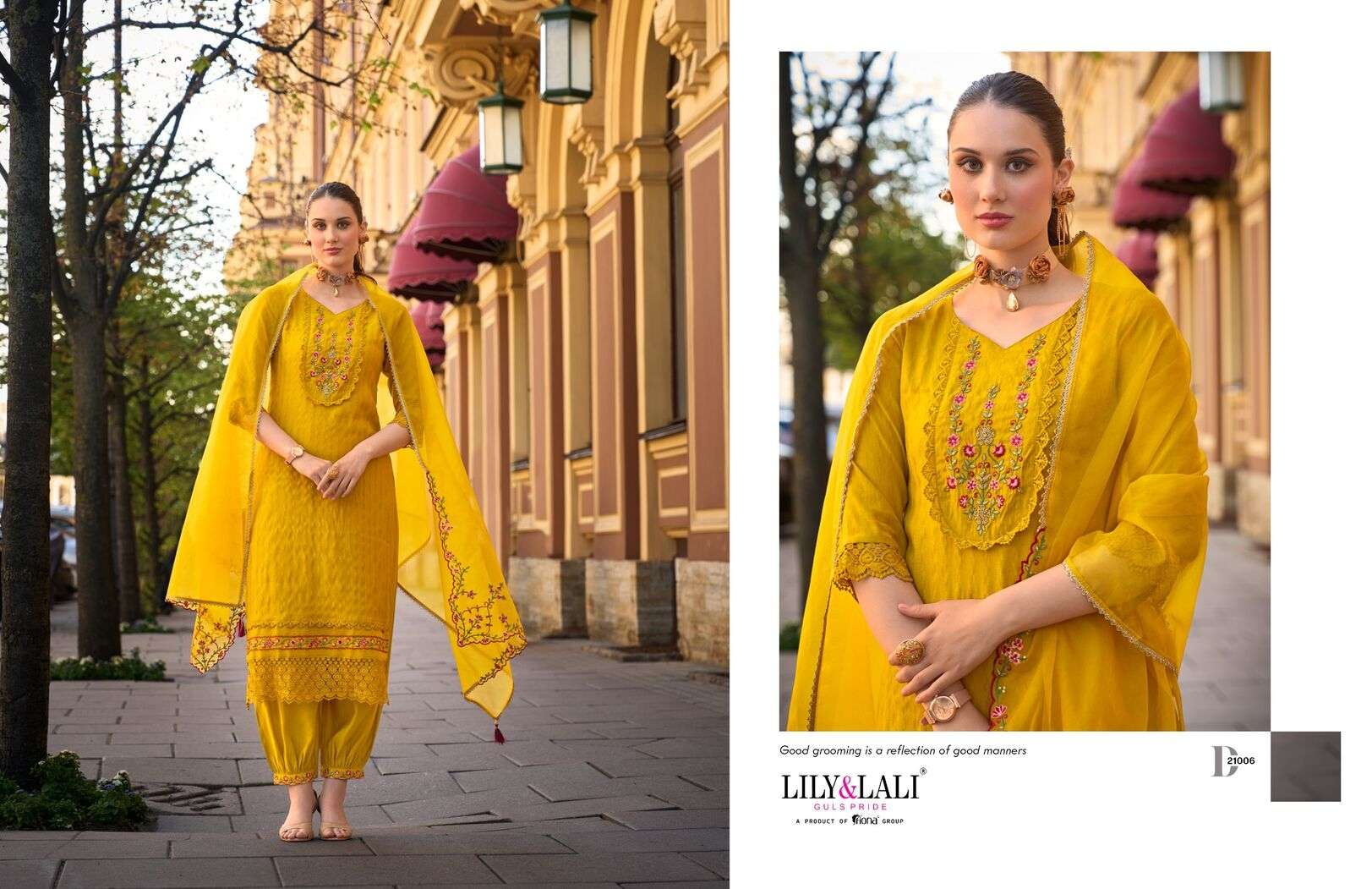 MEHWISH BY LILY & LALI JACQUARD SILK KURTI DUPATTA WITH AFGHANI STYLE BOTTOM 