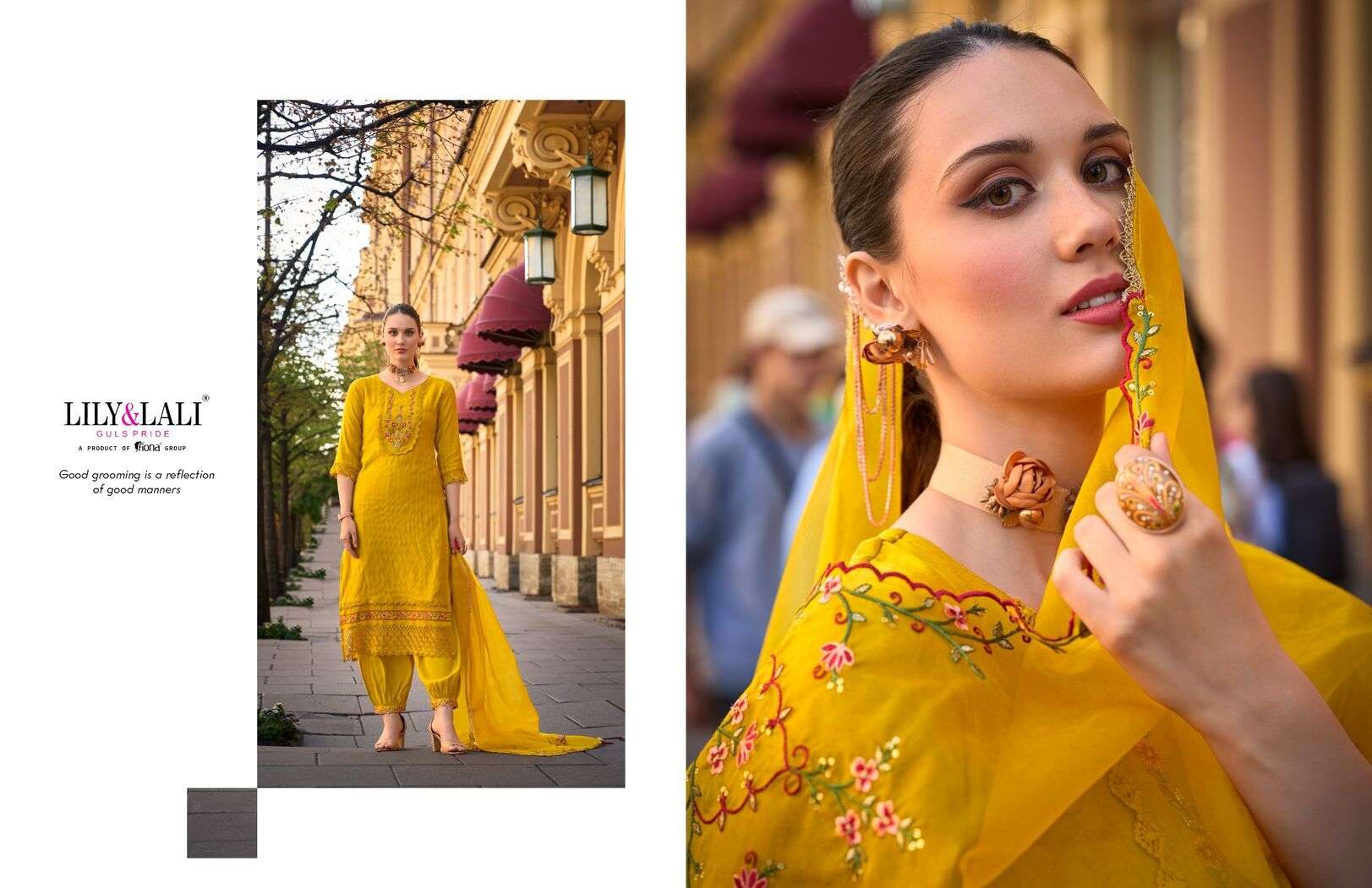 MEHWISH BY LILY & LALI JACQUARD SILK KURTI DUPATTA WITH AFGHANI STYLE BOTTOM 