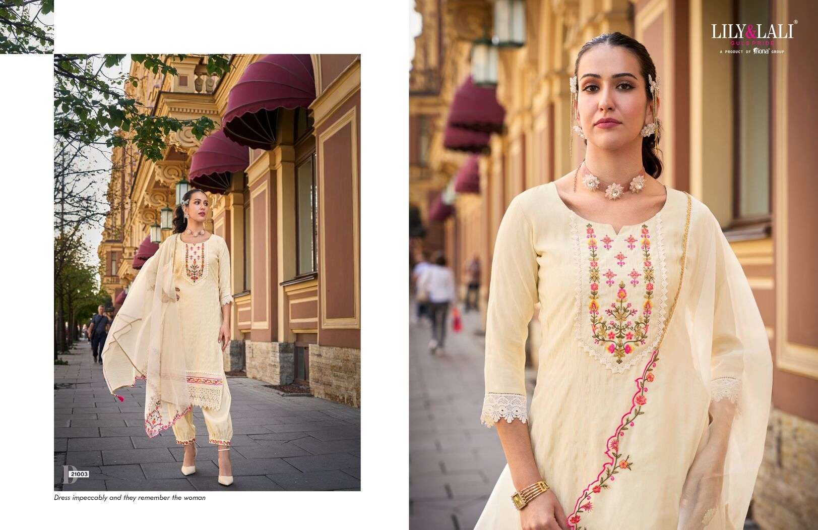 MEHWISH BY LILY & LALI JACQUARD SILK KURTI DUPATTA WITH AFGHANI STYLE BOTTOM 