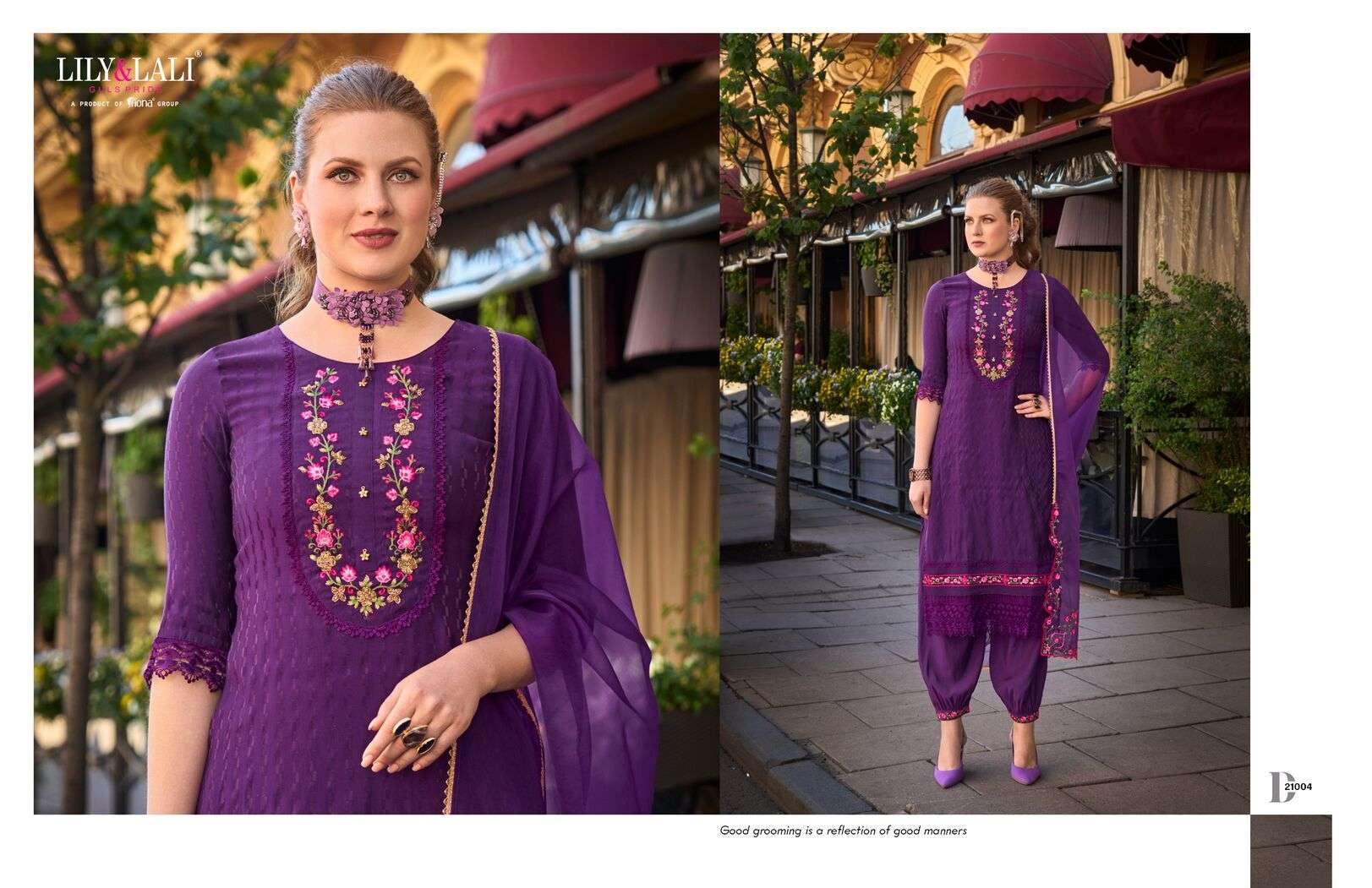 MEHWISH BY LILY & LALI JACQUARD SILK KURTI DUPATTA WITH AFGHANI STYLE BOTTOM 