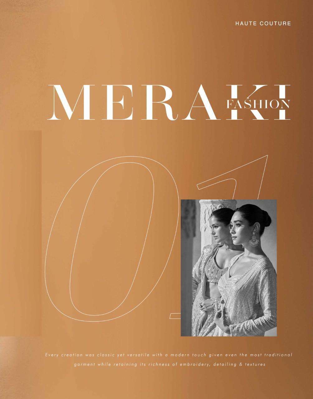 MERAKI BY SAYURI DESIGNER REAL GEORGETTE HEAVY EMBROIDERY CROP TOP PLAZO WITH DUPATTA 