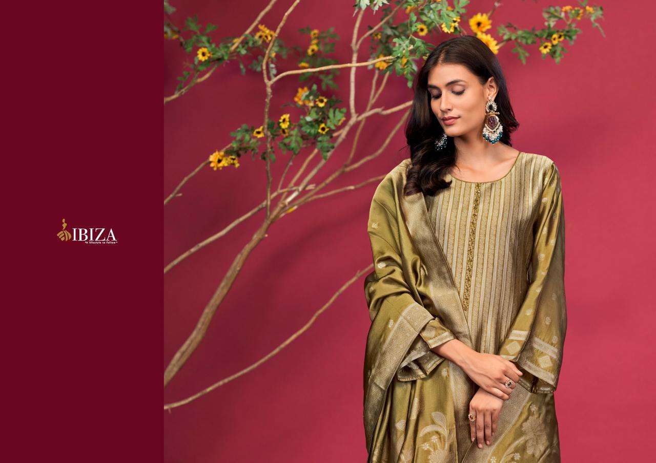 MILANA BY IBIZA PURE BANGLORY SILK JACQUARD WITH HANDWORK SALWAR SUITS 