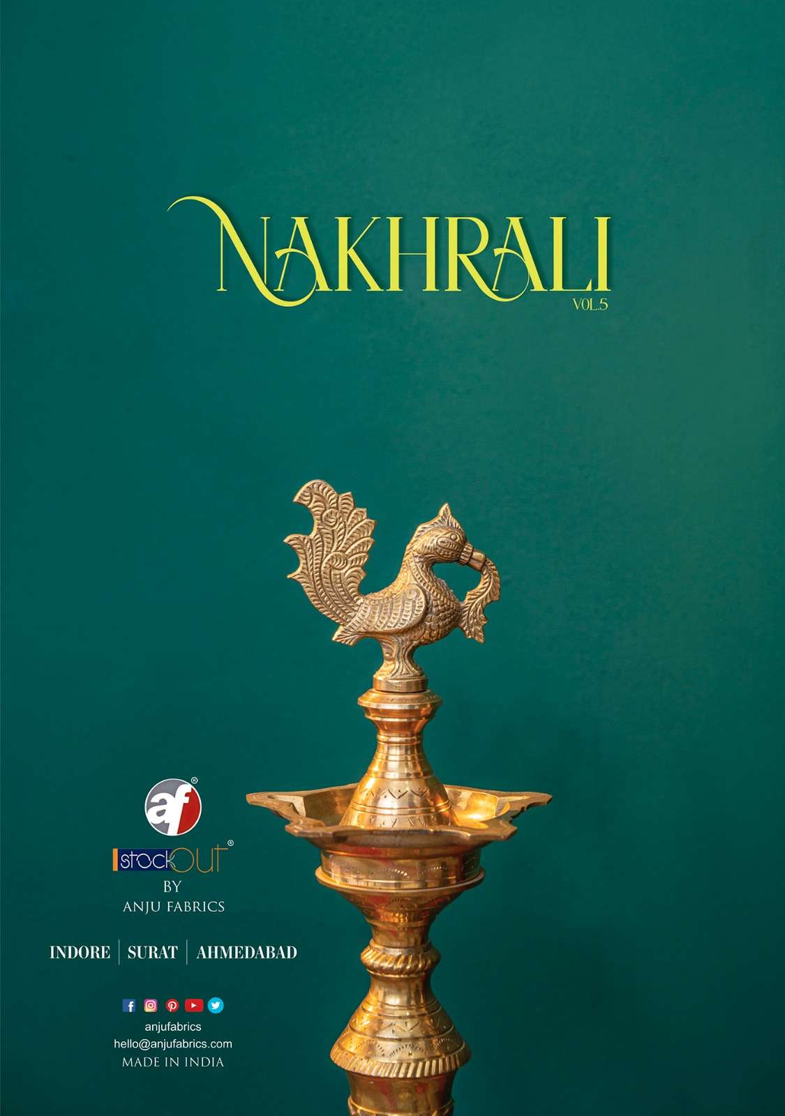 NAKHRALI VOL-5 BY ANJU FABRICS MODAL SILK FULL STICHED KURTI PANT WITH DUPATTA 