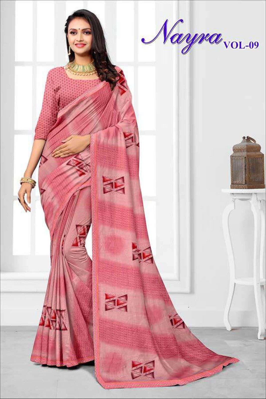NAYRA BY TEXOFAB PRINTED RANIAL FABRIC CASUAL WEAR SAREES