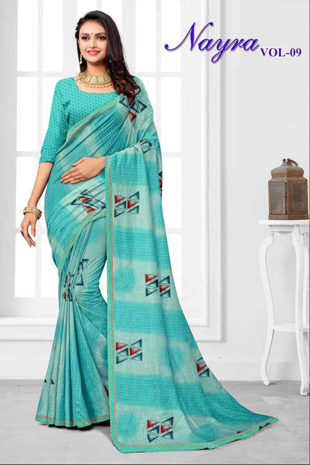 NAYRA BY TEXOFAB PRINTED RANIAL FABRIC CASUAL WEAR SAREES