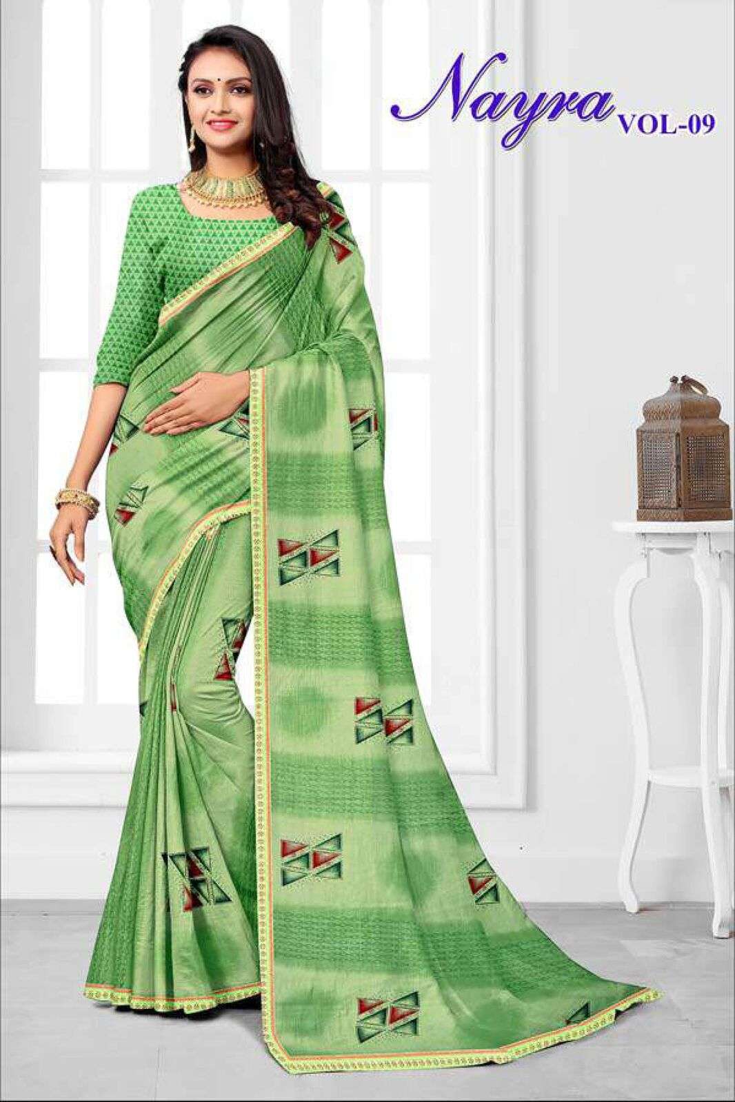 NAYRA BY TEXOFAB PRINTED RANIAL FABRIC CASUAL WEAR SAREES