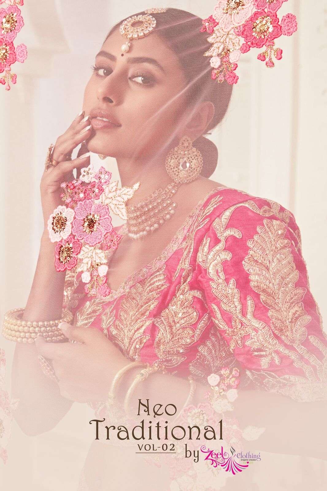 NEO TRADITIONAL VOL-2 BY ZEEL CLOTHING HEAVY EMBROIDERY WEDDING WEAR DESIGNER LEHENGA 