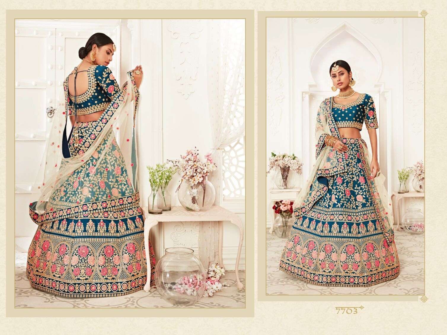 NEO TRADITIONAL VOL-2 BY ZEEL CLOTHING HEAVY EMBROIDERY WEDDING WEAR DESIGNER LEHENGA 