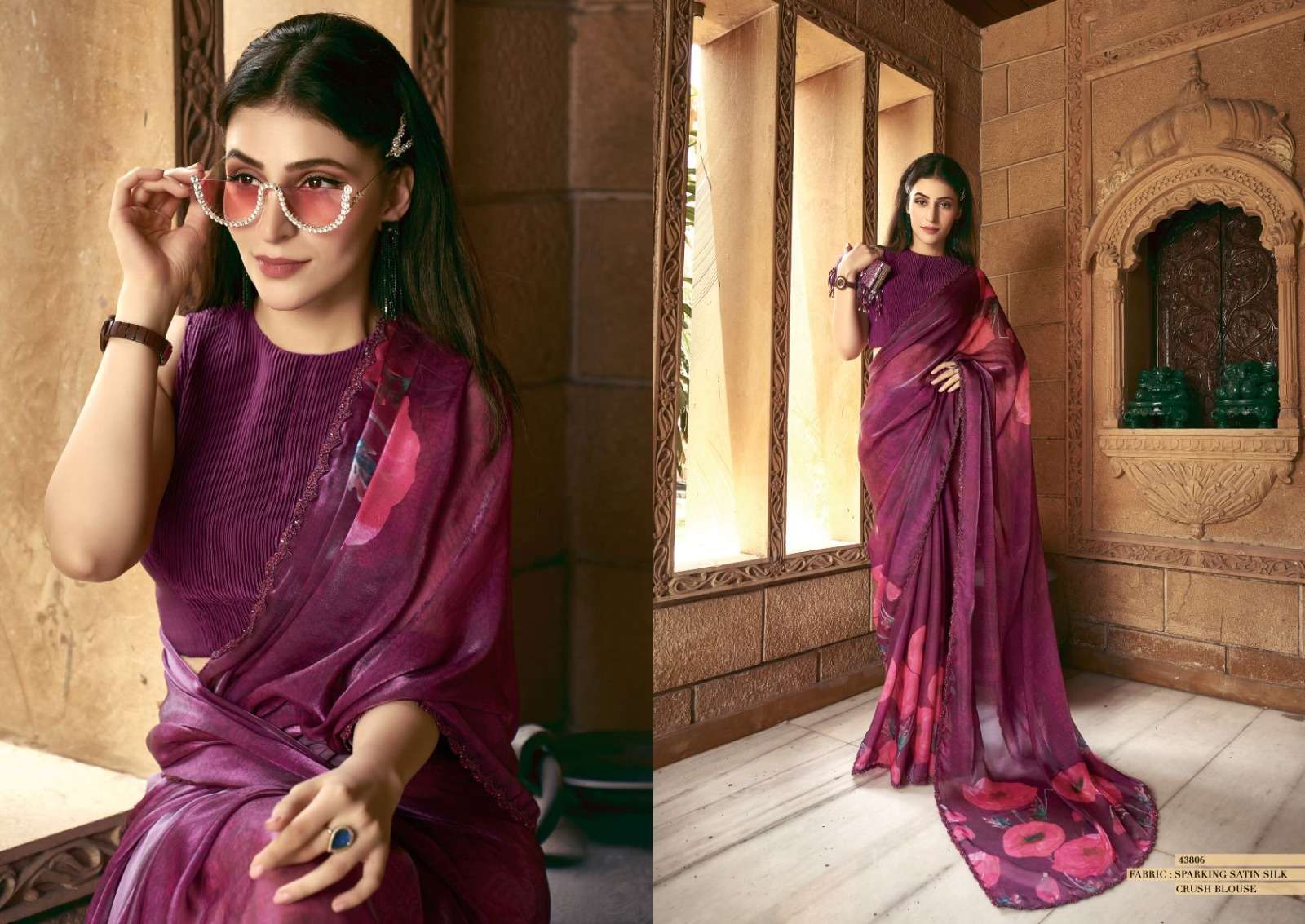 NORITA 43800 BY MAHOTSAV DIGITAL PRINT FANCY SAREE COLLECTION 