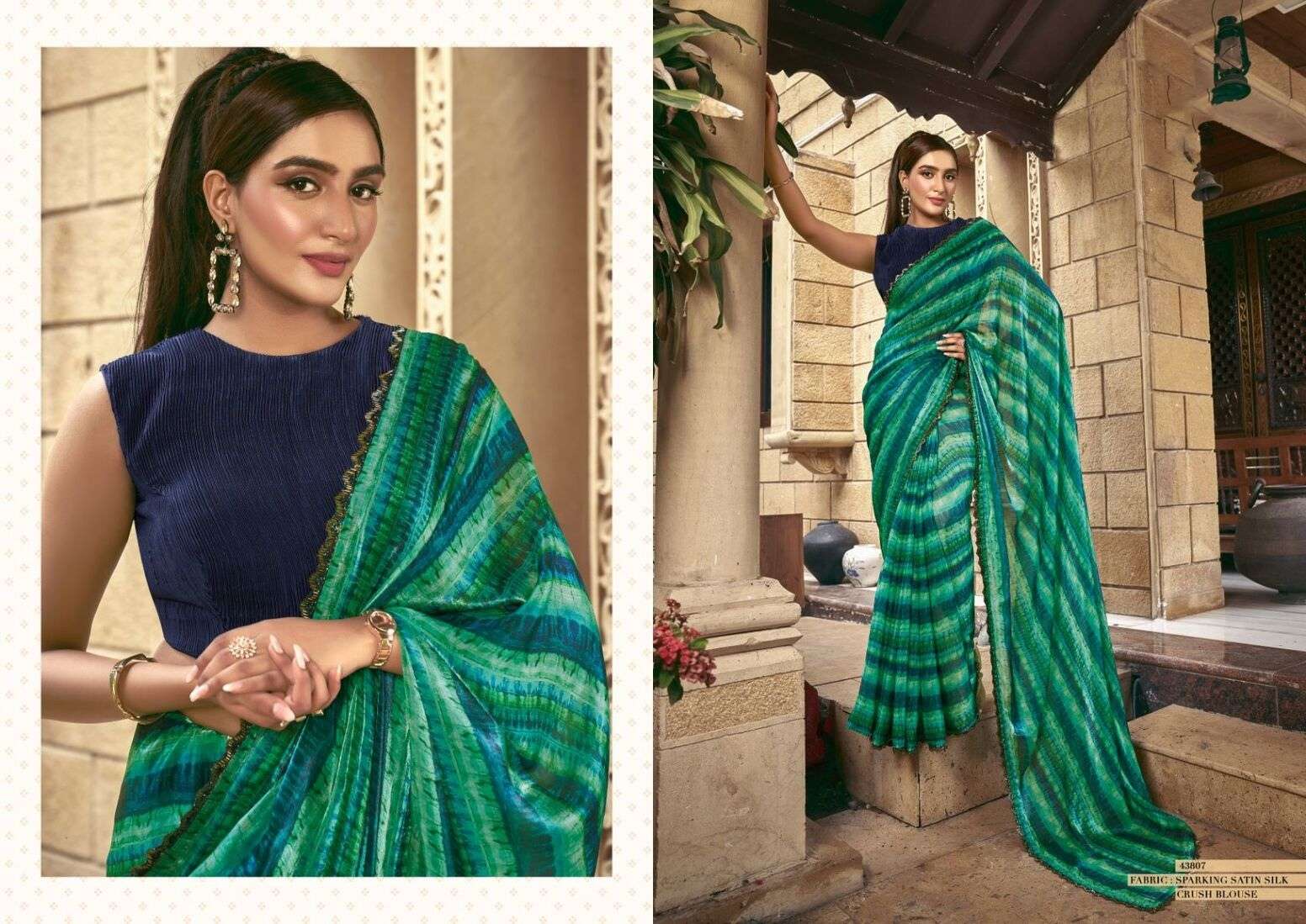 NORITA 43800 BY MAHOTSAV DIGITAL PRINT FANCY SAREE COLLECTION 