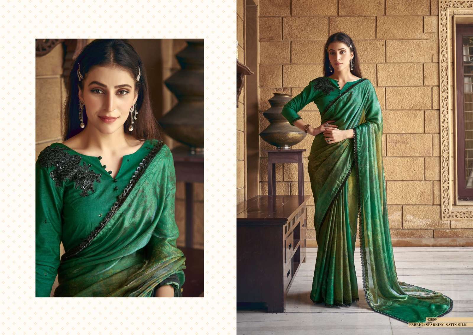 NORITA 43800 BY MAHOTSAV DIGITAL PRINT FANCY SAREE COLLECTION 