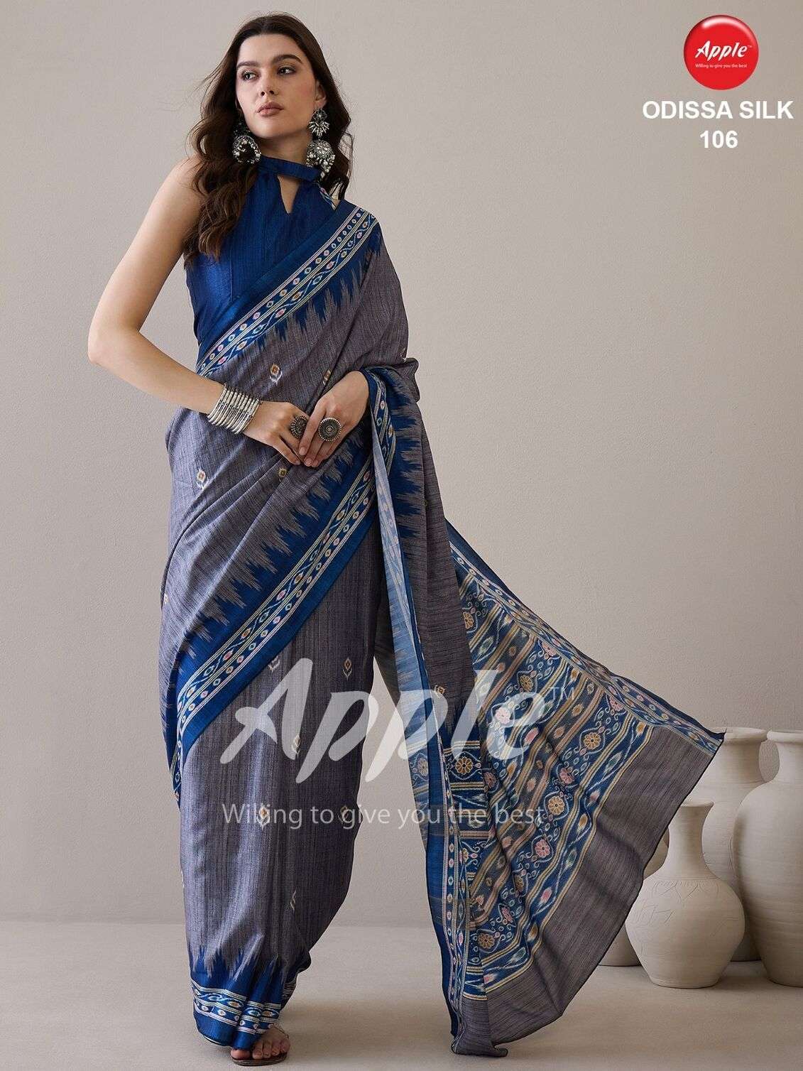 ODISSA SILK VOL-1 BY APPLE COTTON SILK PRINTED CASUAL WEAR SAREES 