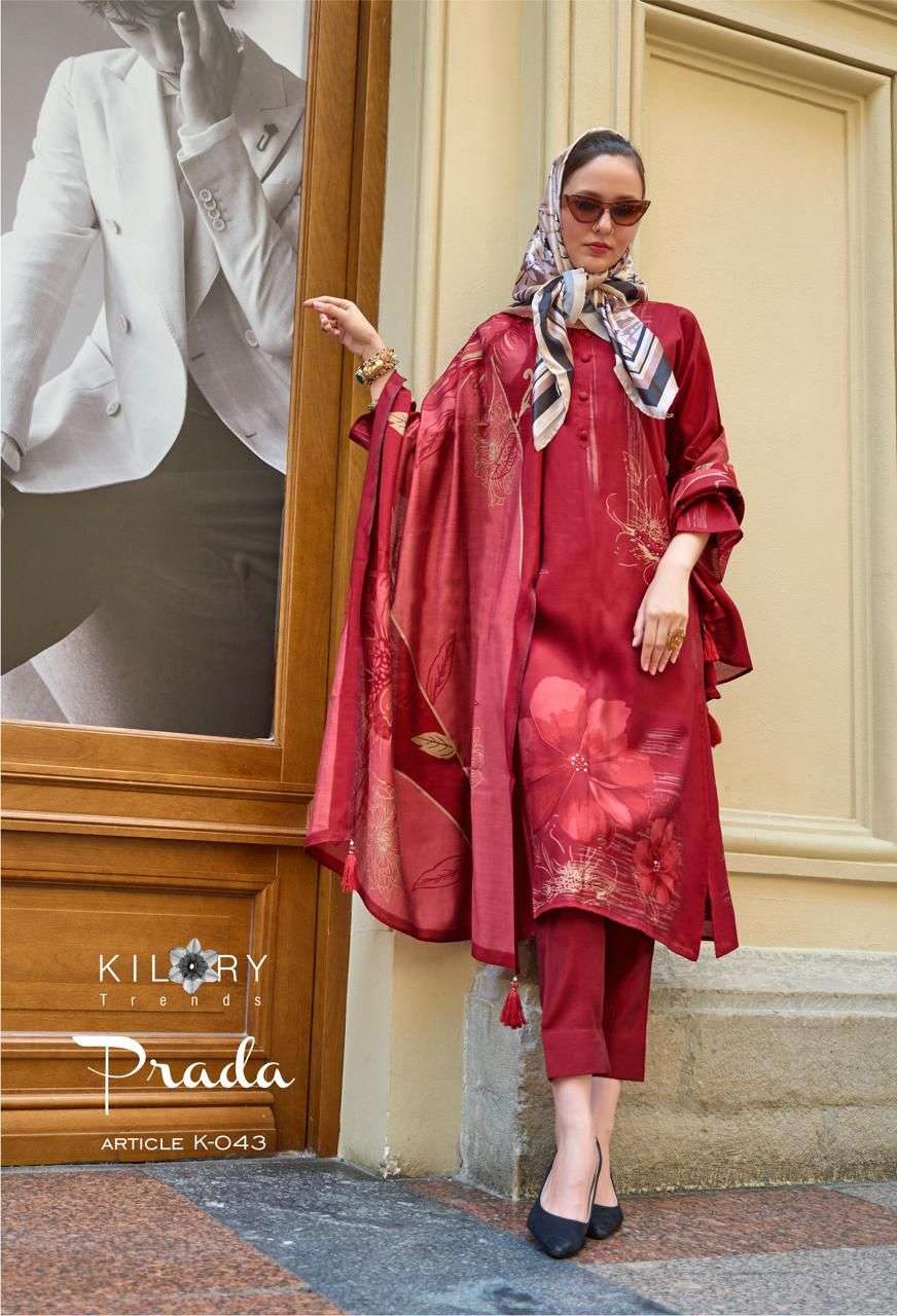 PRADA BY KILORY TRENDZ PURE VISCOSE FANCY HANDWORK SALWAR SUITS 