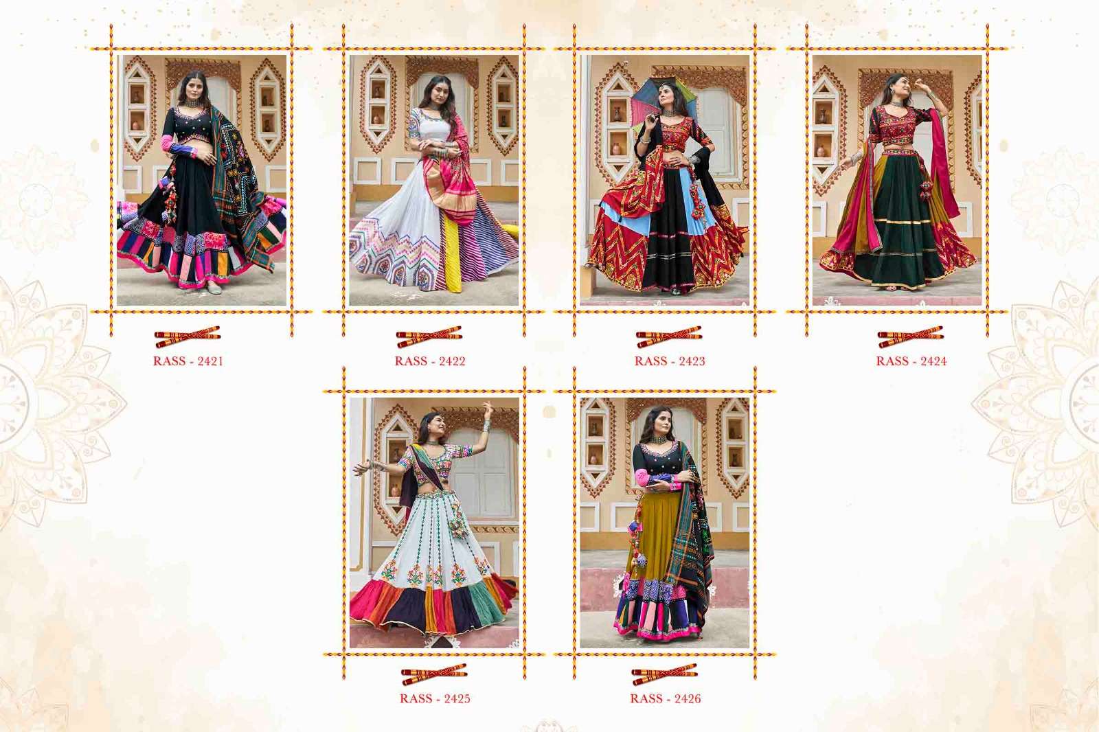 RAAS BY TEXOFAB TRADITIONAL CHANIYA CHOLI NAVRATRI SPECIAL  