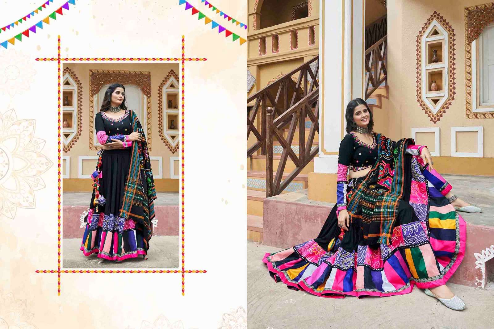 RAAS BY TEXOFAB TRADITIONAL CHANIYA CHOLI NAVRATRI SPECIAL  