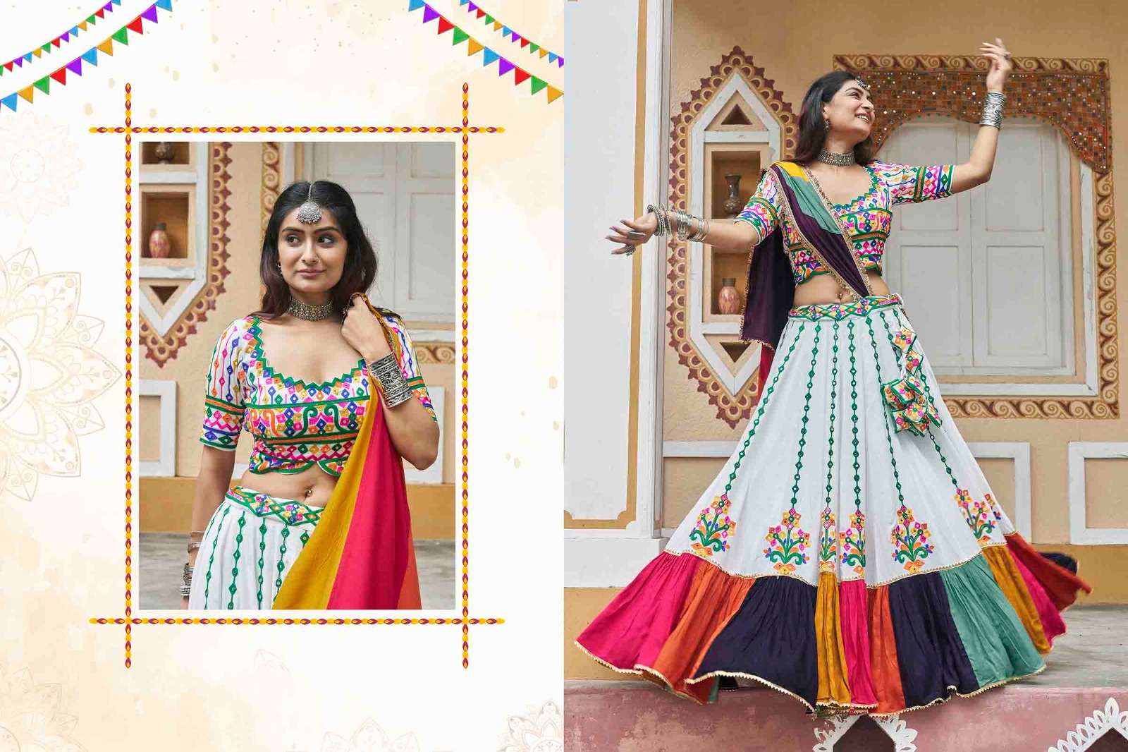 RAAS BY TEXOFAB TRADITIONAL CHANIYA CHOLI NAVRATRI SPECIAL  