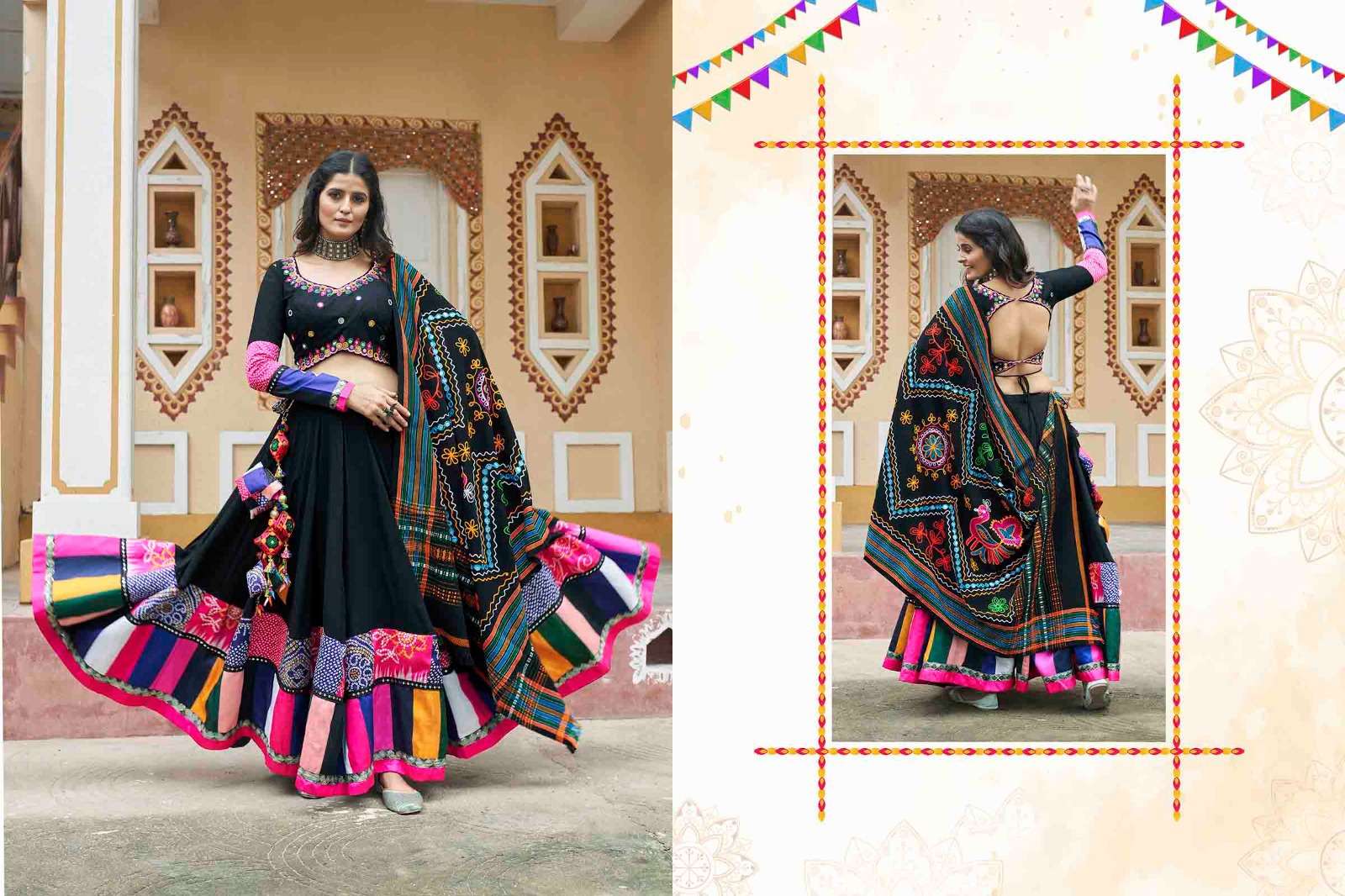 RAAS BY TEXOFAB TRADITIONAL CHANIYA CHOLI NAVRATRI SPECIAL  