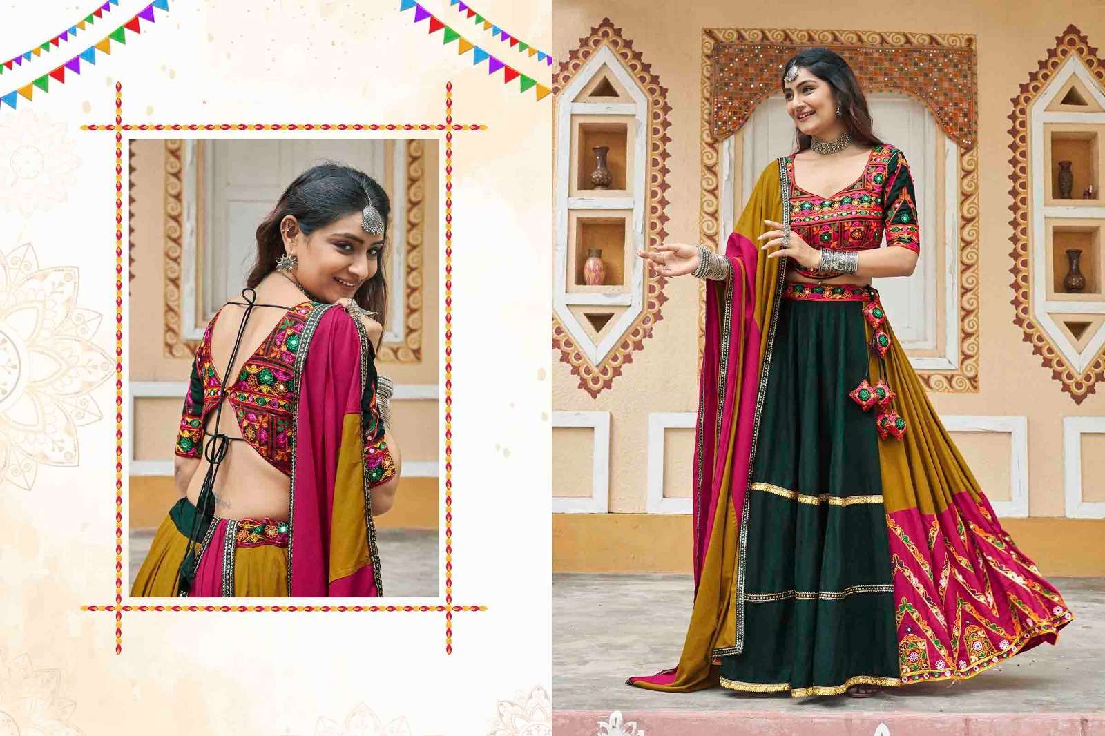 RAAS BY TEXOFAB TRADITIONAL CHANIYA CHOLI NAVRATRI SPECIAL  