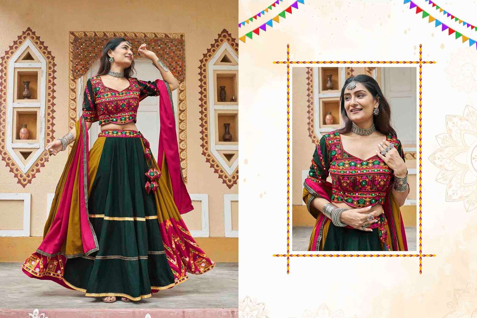 RAAS BY TEXOFAB TRADITIONAL CHANIYA CHOLI NAVRATRI SPECIAL  