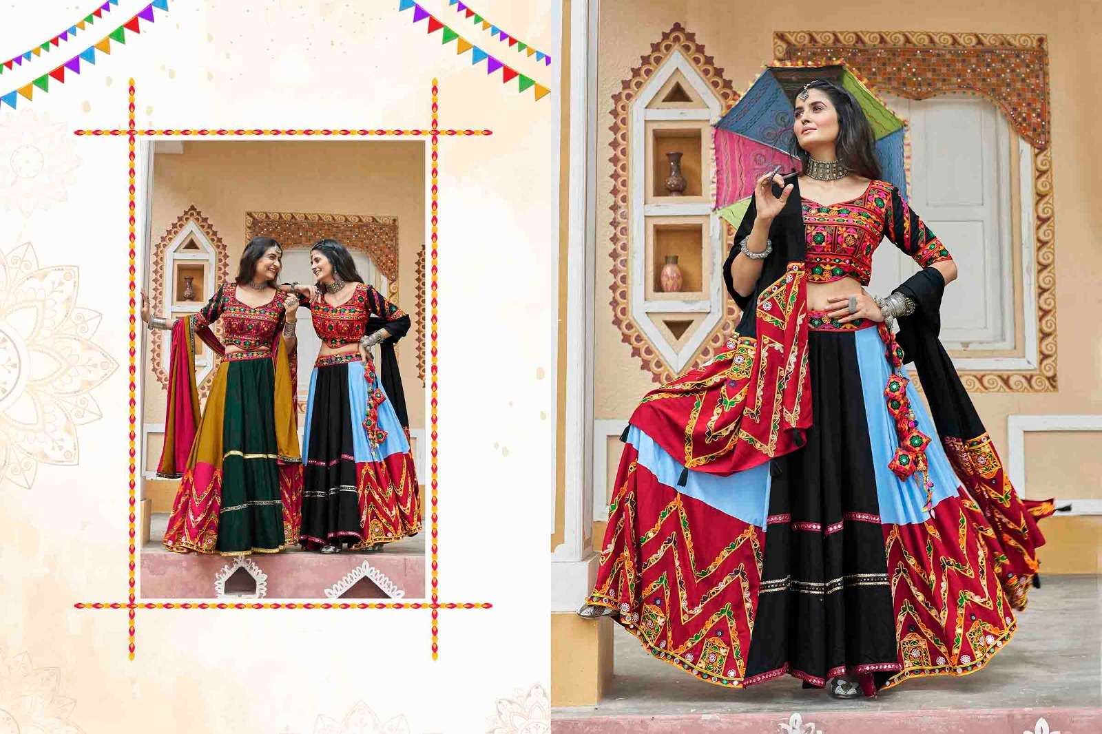 RAAS BY TEXOFAB TRADITIONAL CHANIYA CHOLI NAVRATRI SPECIAL  