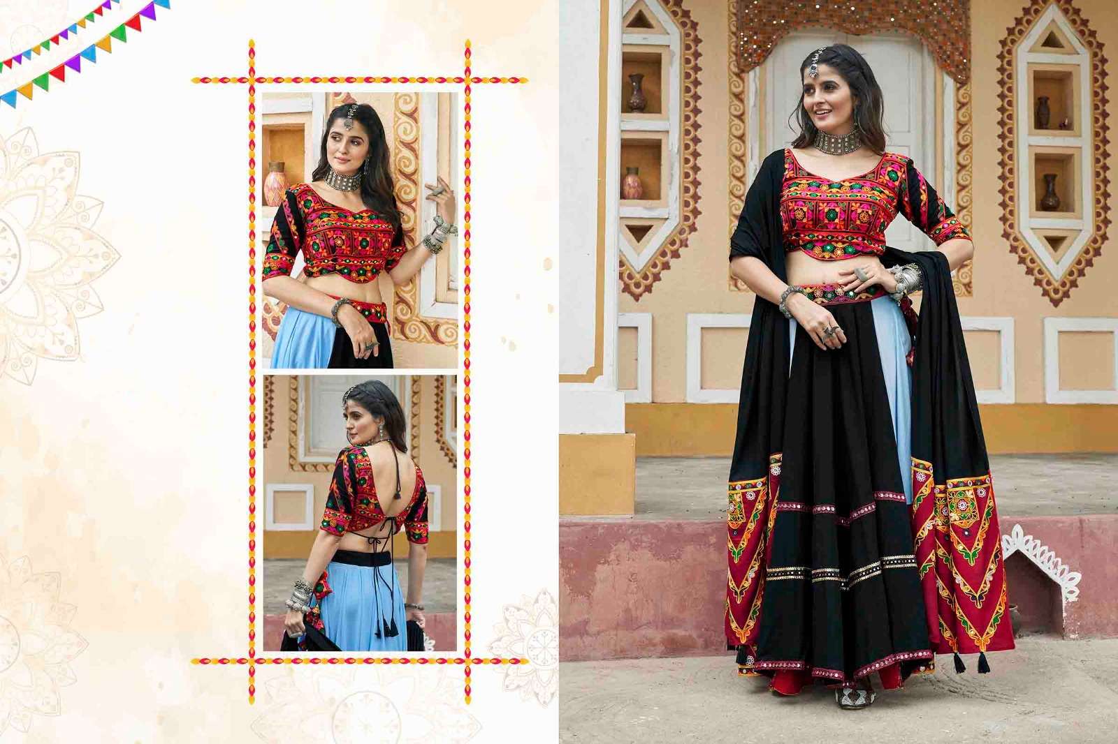 RAAS BY TEXOFAB TRADITIONAL CHANIYA CHOLI NAVRATRI SPECIAL  