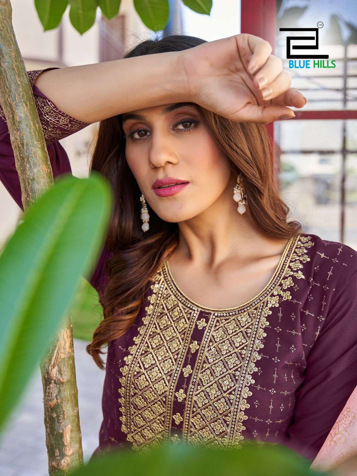 RAYON TOUCH VOL-10 NX BY BLUE HILLS RAYON FABRIC KURTI PANT DUPATTA WITH SEQUENCE WORK 