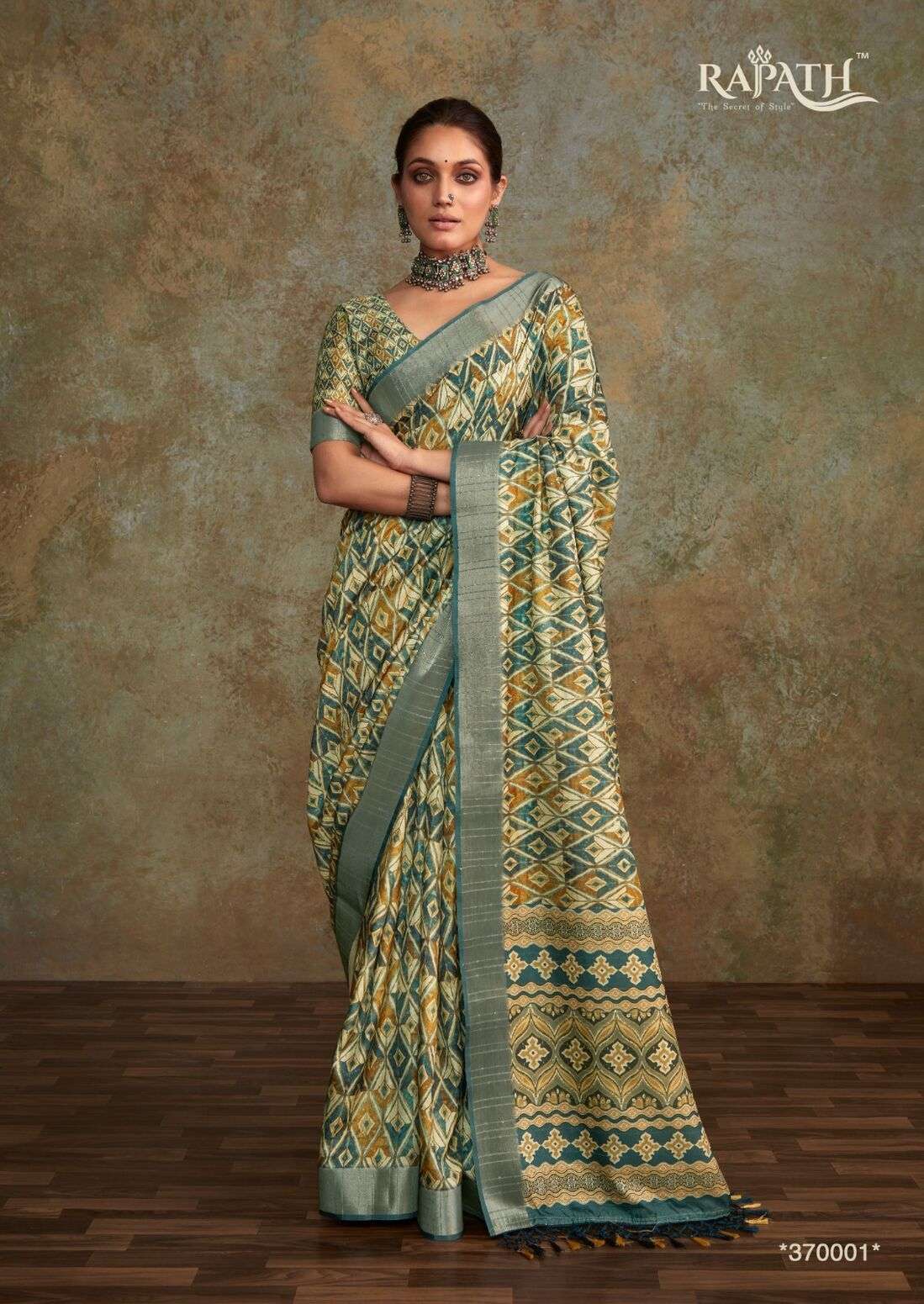 RITIKA SILK BY RAJPATH FABRICS PURE COTTON HANDLOOM WITH SEQUECE PRINTED WORK SAREES 