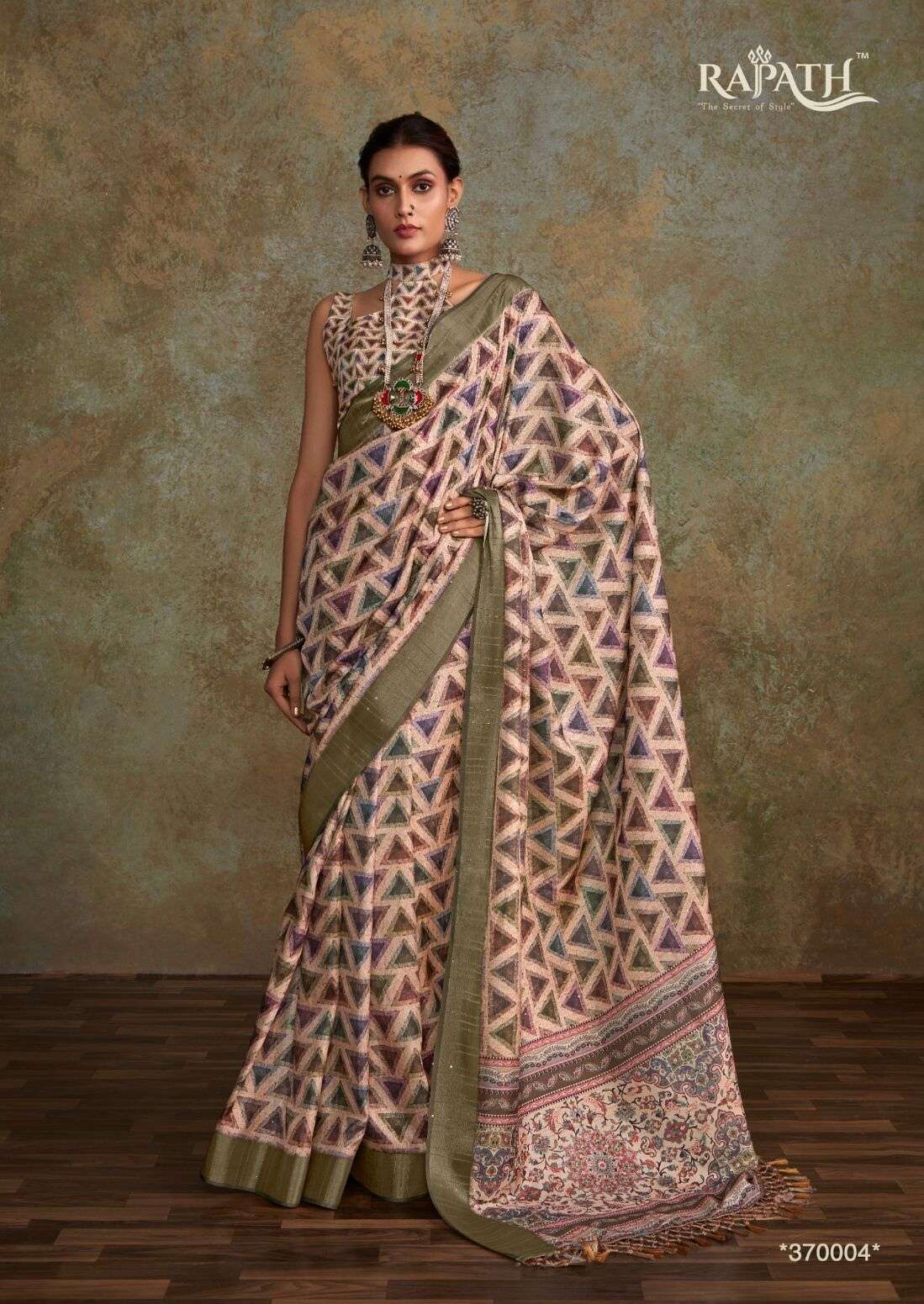 RITIKA SILK BY RAJPATH FABRICS PURE COTTON HANDLOOM WITH SEQUECE PRINTED WORK SAREES 