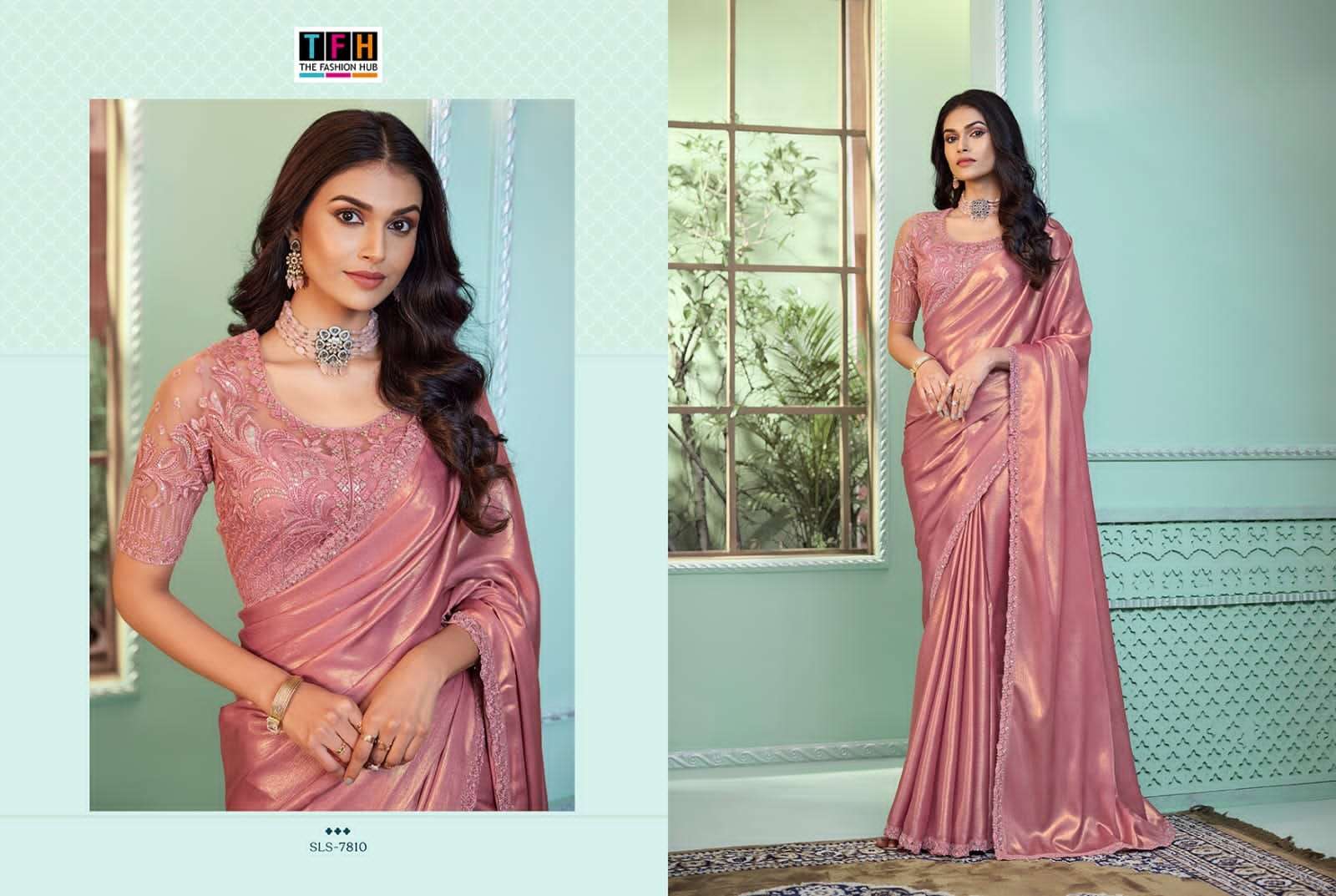 SALSA STYLE VOL-3 BY TFH RAINBOW GEORGETTE FANCY PARTY WEAR SAREES 