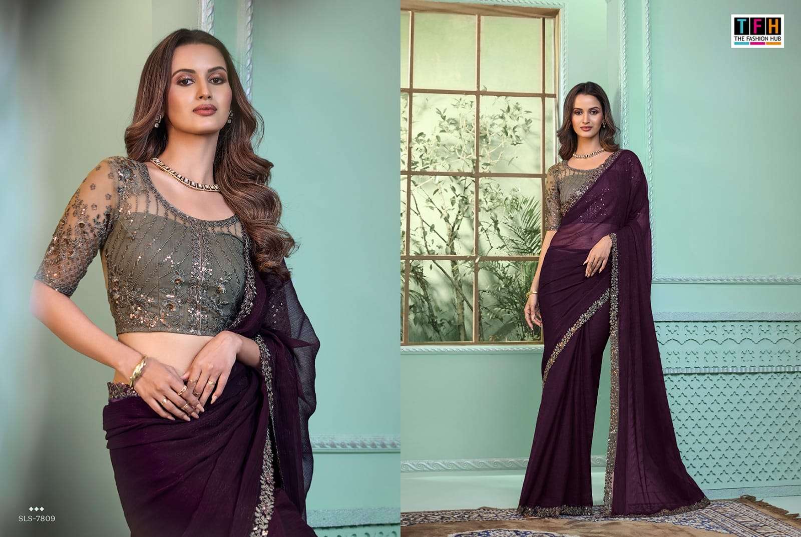 SALSA STYLE VOL-3 BY TFH RAINBOW GEORGETTE FANCY PARTY WEAR SAREES 