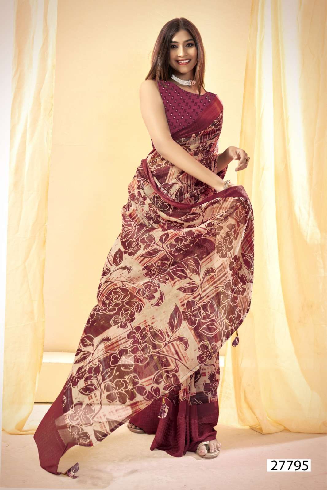 SHIFU VOL-10 BY VALLABHI GEORGETTE FABRIC REGULAR WEAR SAREES COLLECTION 