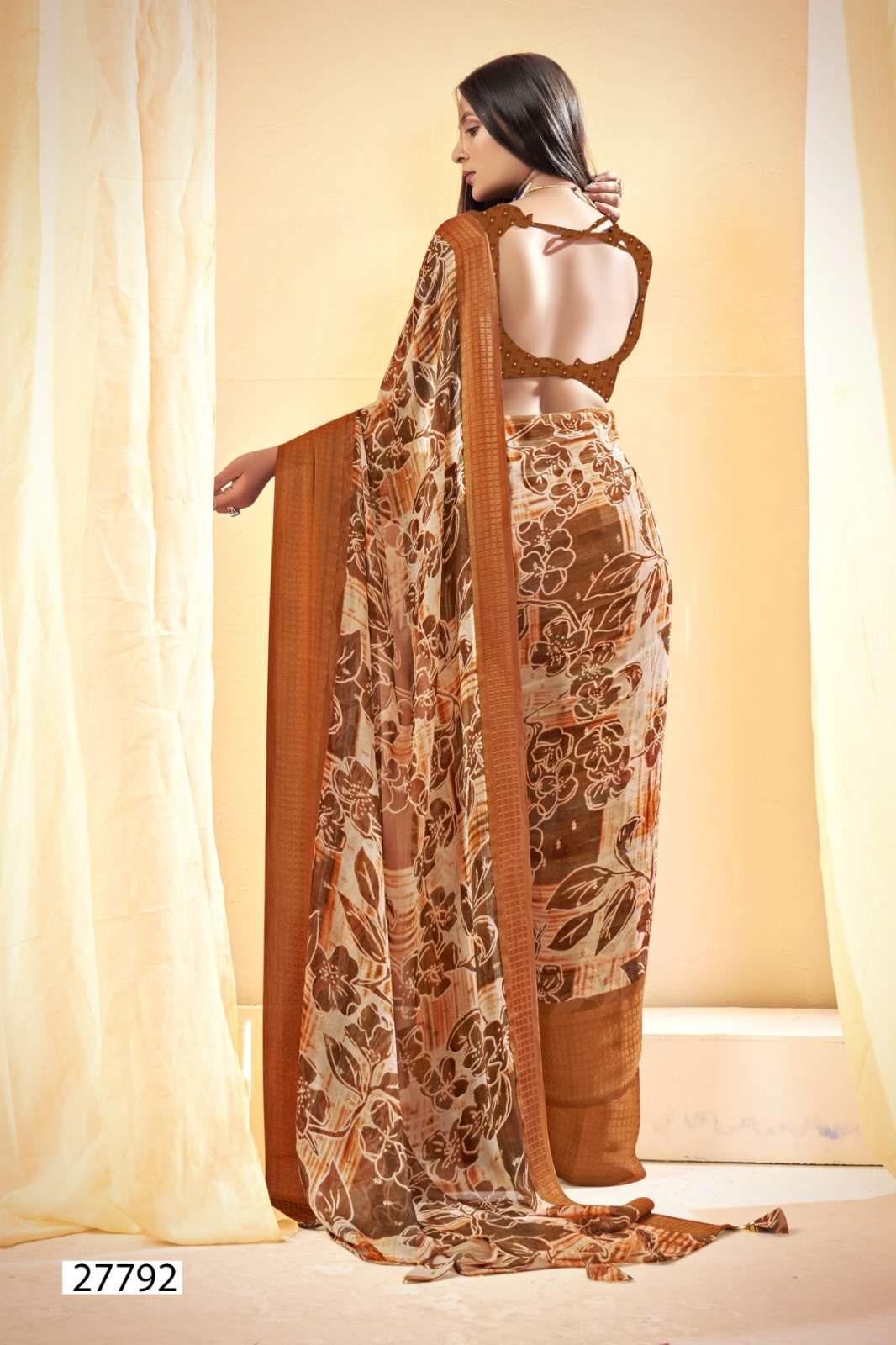 SHIFU VOL-10 BY VALLABHI GEORGETTE FABRIC REGULAR WEAR SAREES COLLECTION 