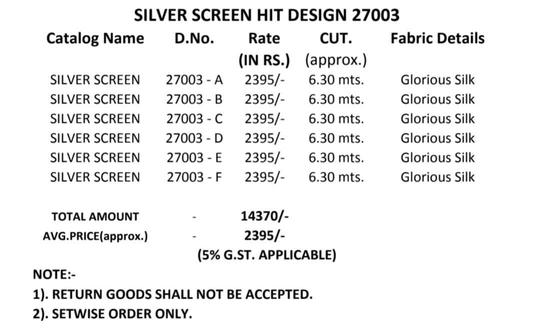 SILVER SCREEN HIT DESIGN BY TFH GLORIOUS SILK BEAUTIFUL EMBROIDERY SAREES 