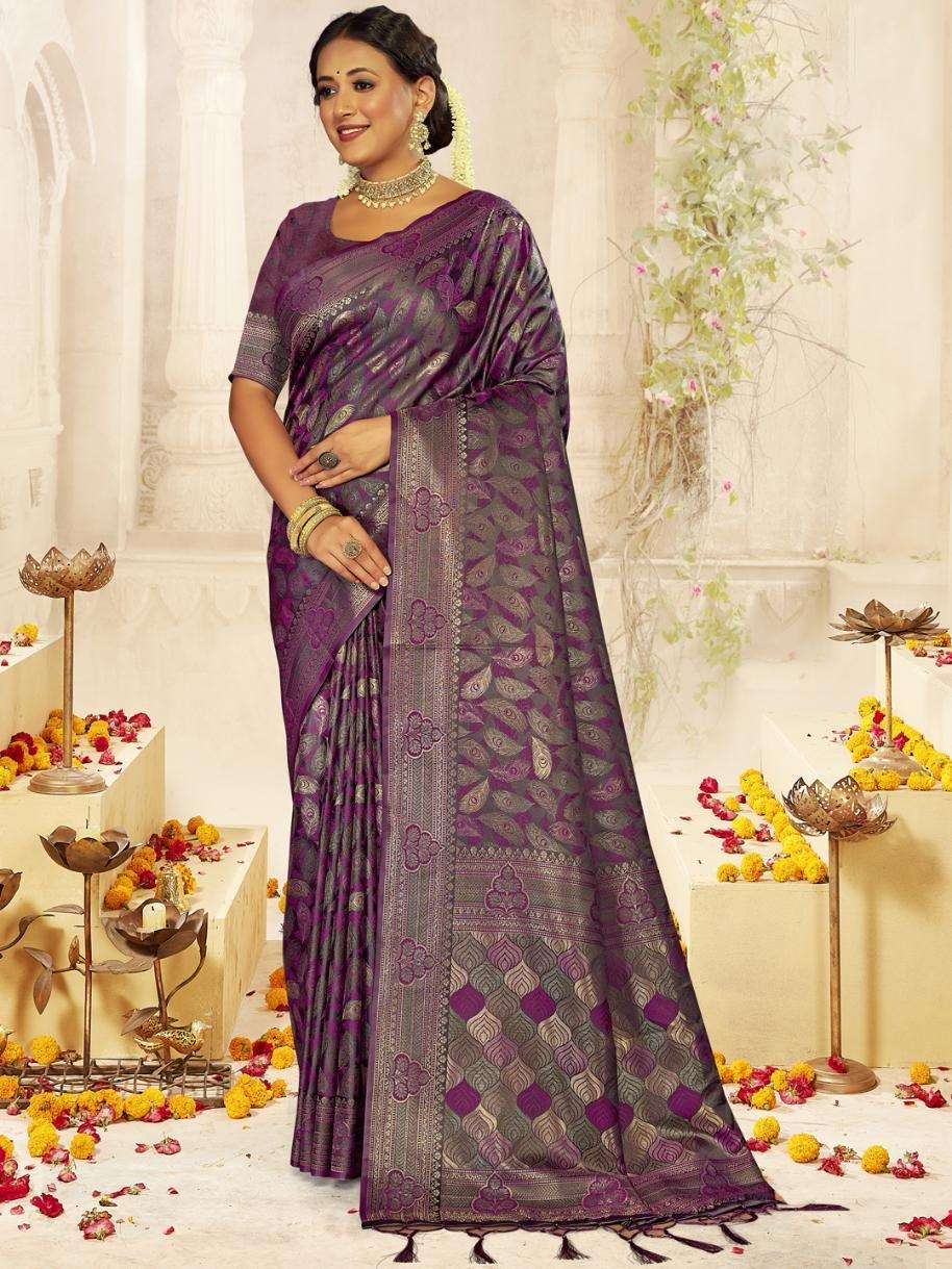 SULEKHA SATAN BY BUNAWAT SATIN SILK CASUAL WEAR PRINTED SAREES 