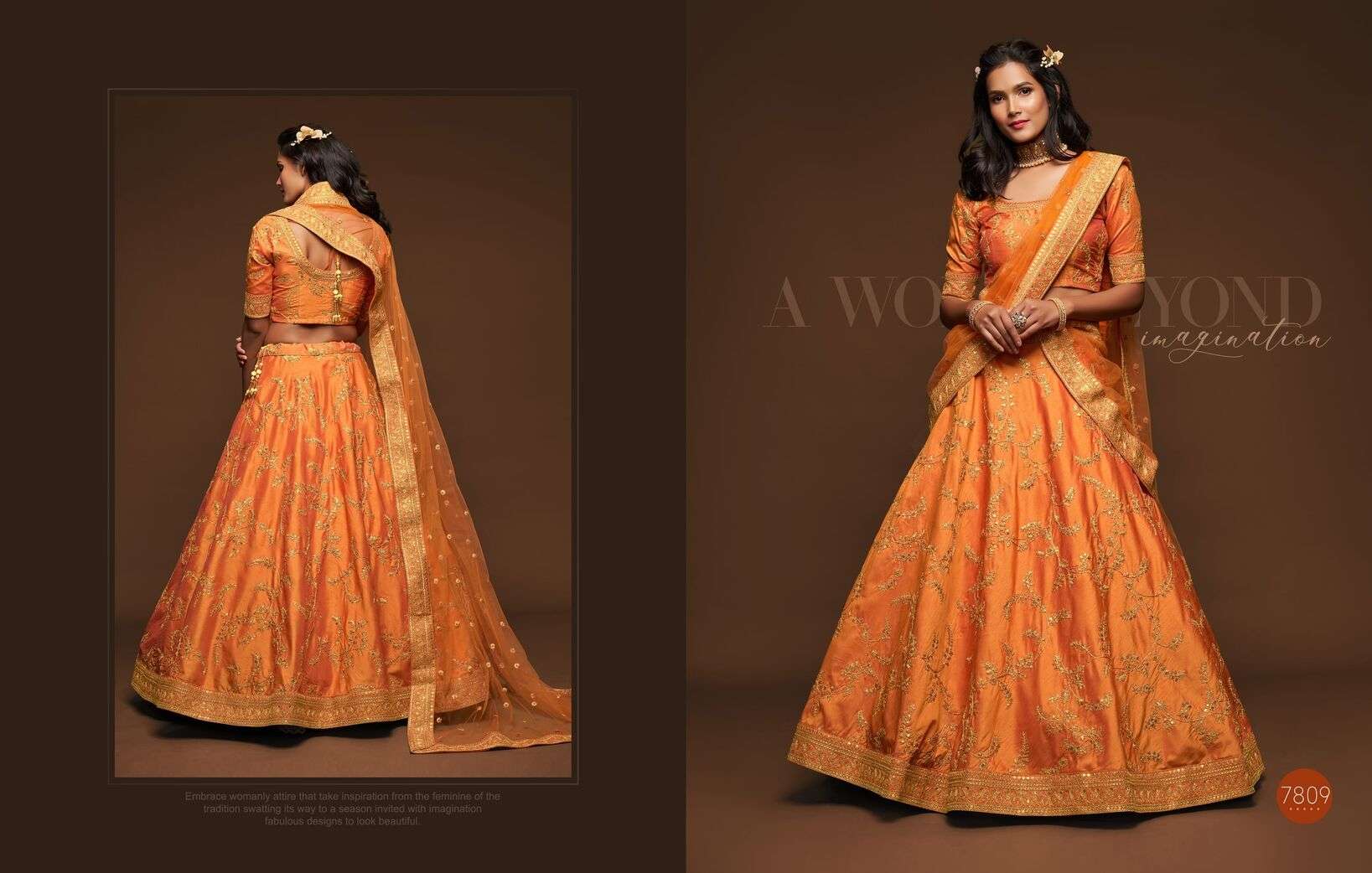 THE MODERN VIBES VOL-1 BY ZEEL CLOTHING INDIAN WEAR EMBROIDERY LEHENGA