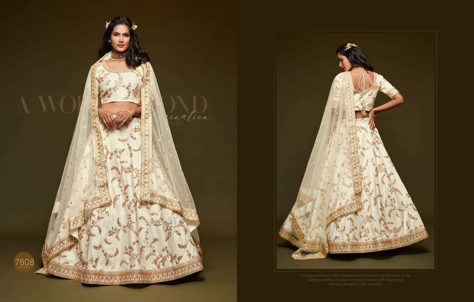 THE MODERN VIBES VOL-1 BY ZEEL CLOTHING INDIAN WEAR EMBROIDERY LEHENGA