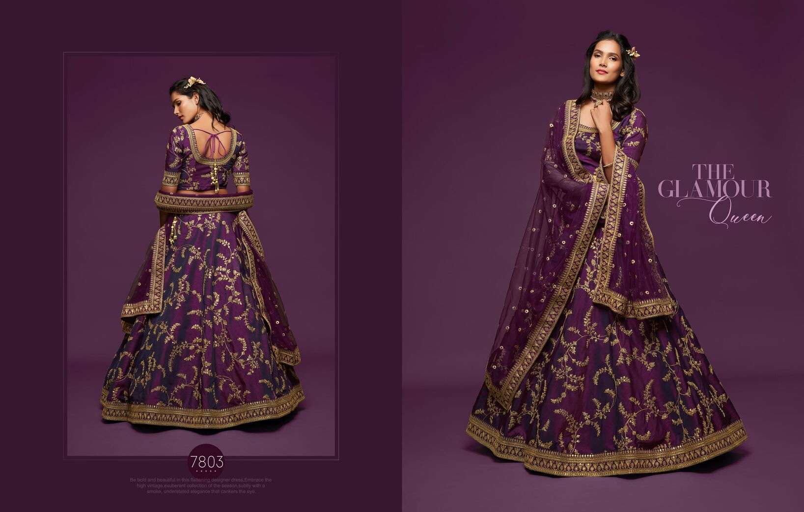 THE MODERN VIBES VOL-1 BY ZEEL CLOTHING INDIAN WEAR EMBROIDERY LEHENGA