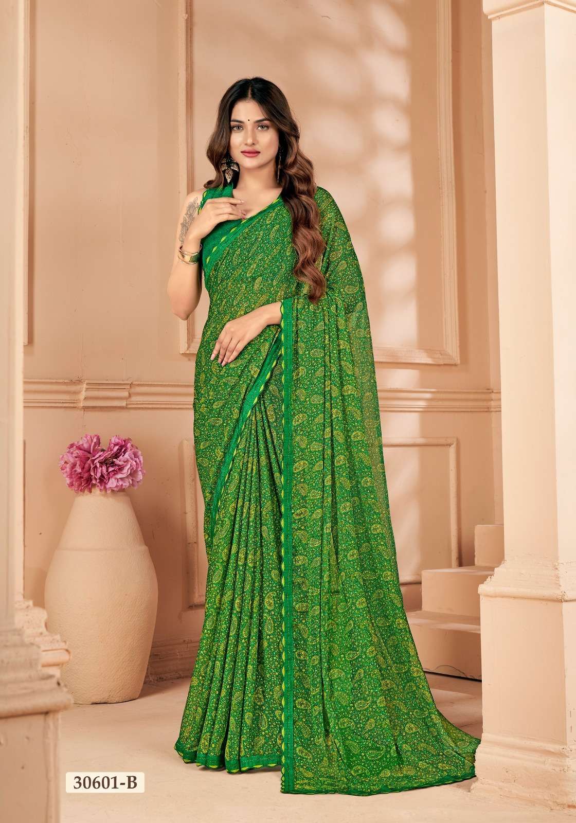 VANILLA VOL-4 BY RUCHI CHIFFON COLOURFUL PRINTED SAREES 