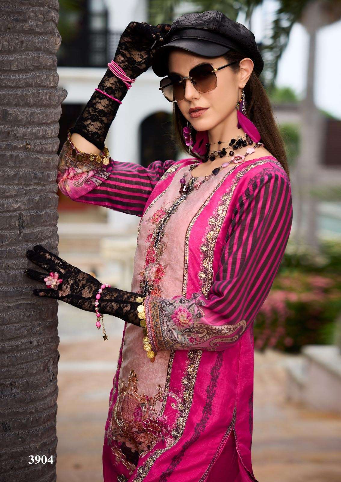 INAYAT DESIGN NO- 3904 BY ANJU FABRICS TISSUE SHIMMER DIGITAL PRINT BEAUTIFUL SHELL KURTI PANT WITH DUPATTA  