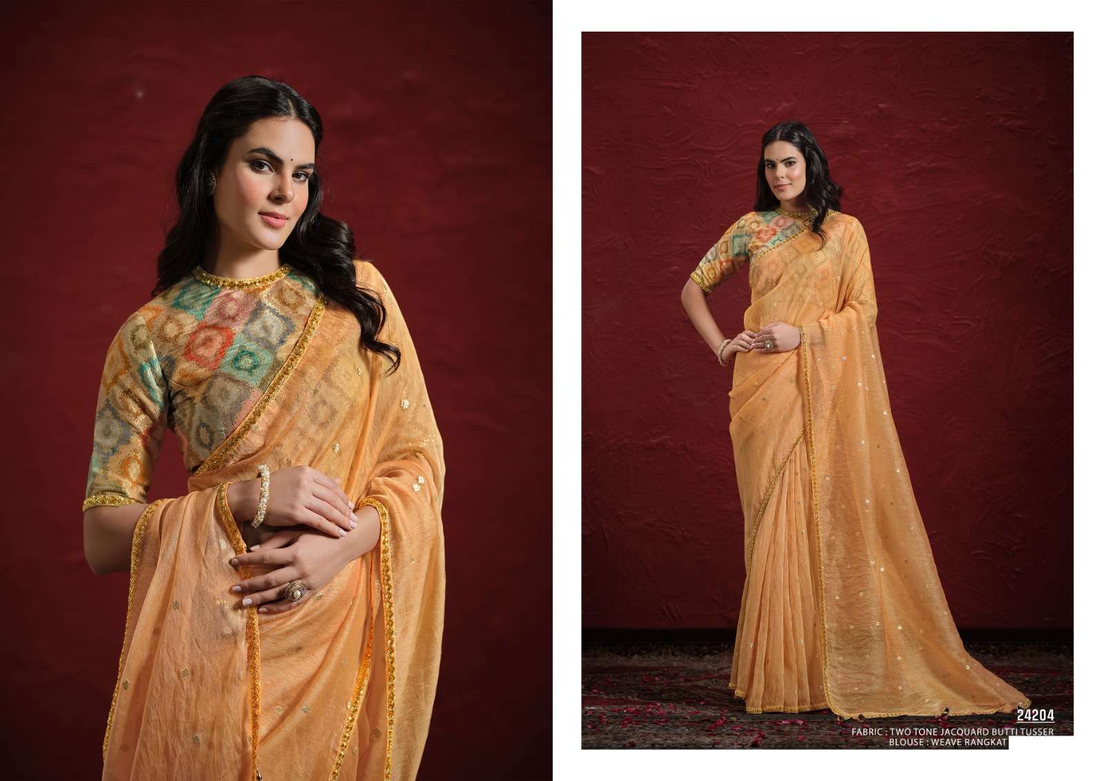 MON- MANTHAN 24200 SERIES AAINA BY MAHOTSAV NEW DESIGNER PARTY WEAR SAREES COLLECTION 