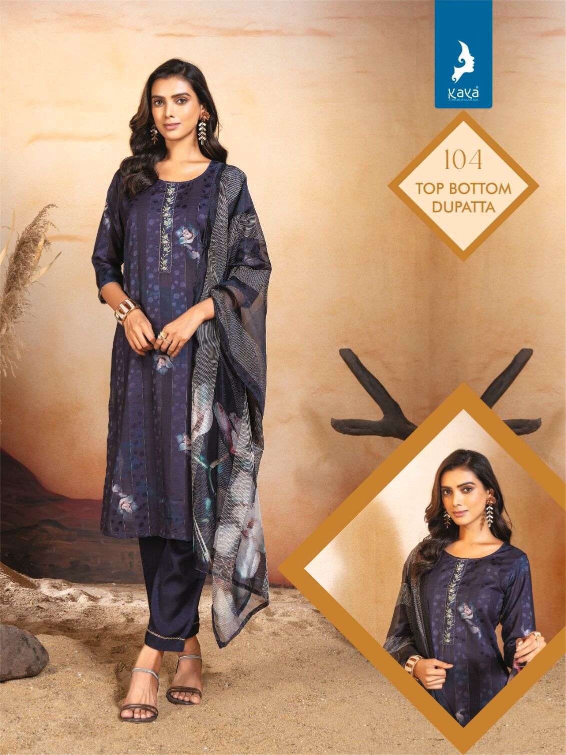 NOORJAHA BY KAYA KURTI MUSLIN DIGITAL JACQUARD HANDWORK KURTI PANT WITH SOFT DIGITAL PRINT DUPATTA 