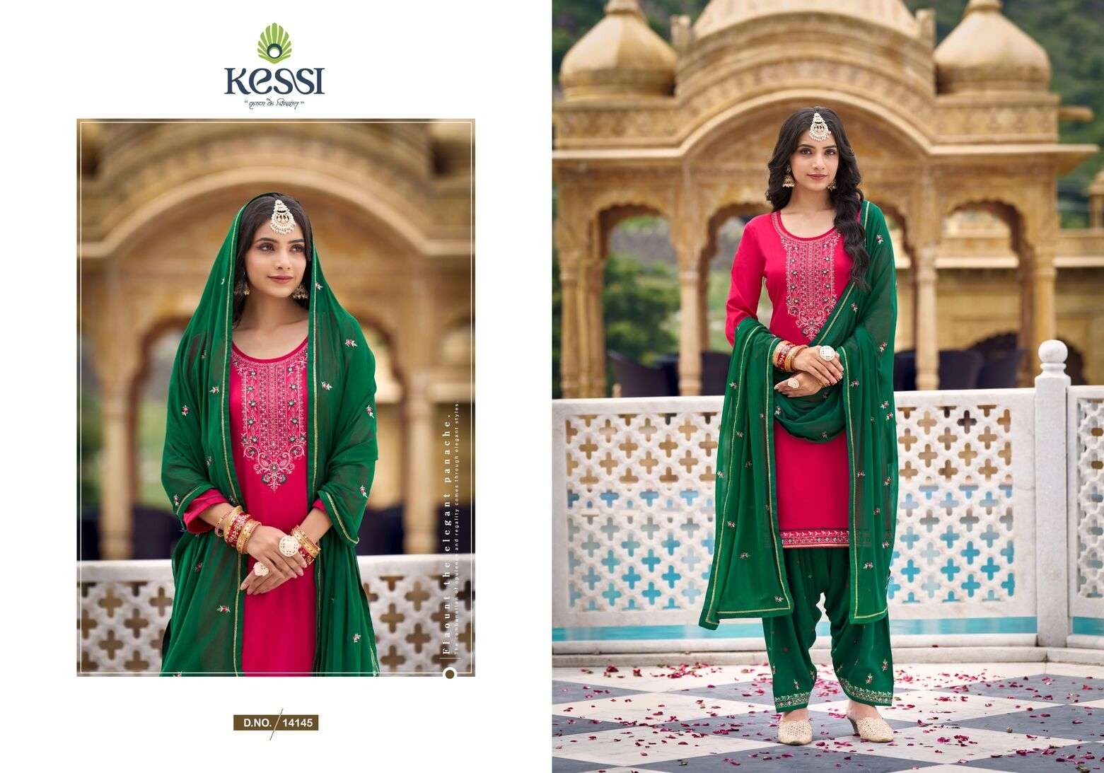 PATIALA HOUSE VOL-100 BY KESSI JAM SILK COTTON WORK UNSTICHED SALWAR SUITS 