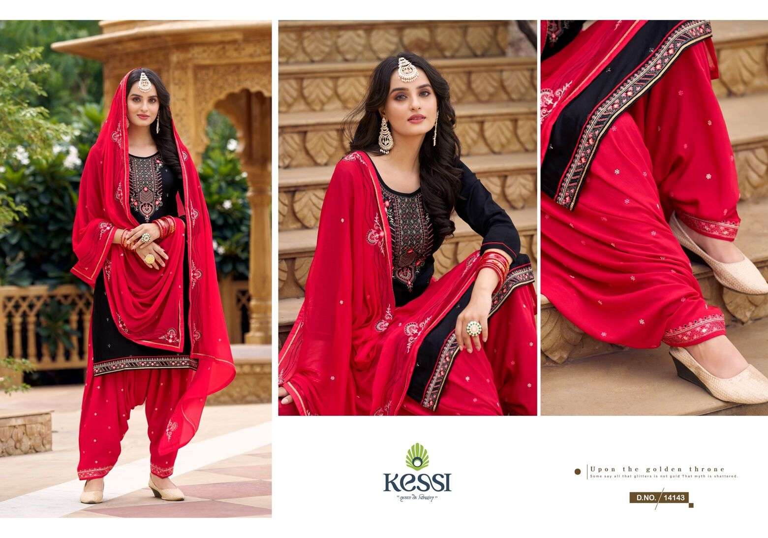 PATIALA HOUSE VOL-100 BY KESSI JAM SILK COTTON WORK UNSTICHED SALWAR SUITS 