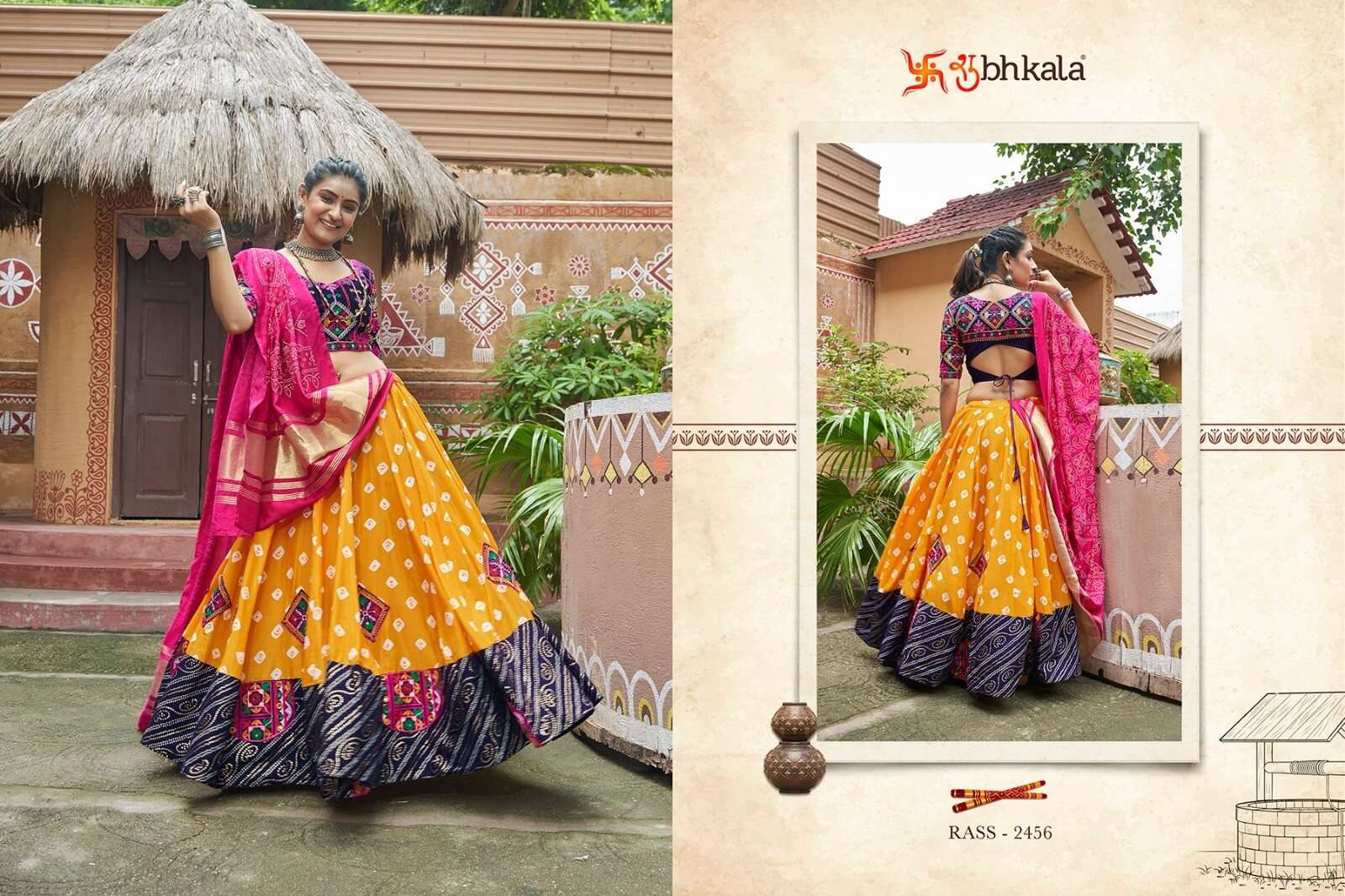 RAAS VOL-16 BY SHUBHKALA TRADITIONAL CHANIYA CHOLI & DUPATTA FOR FESTIVAL WEAR 